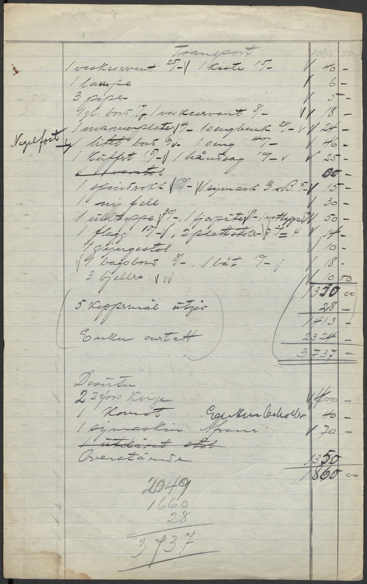 Beiarn lensmannskontor, AV/SAT-A-5676/1/02/L0003: 2.02.03 - Div. dødsbo, 1915-1924