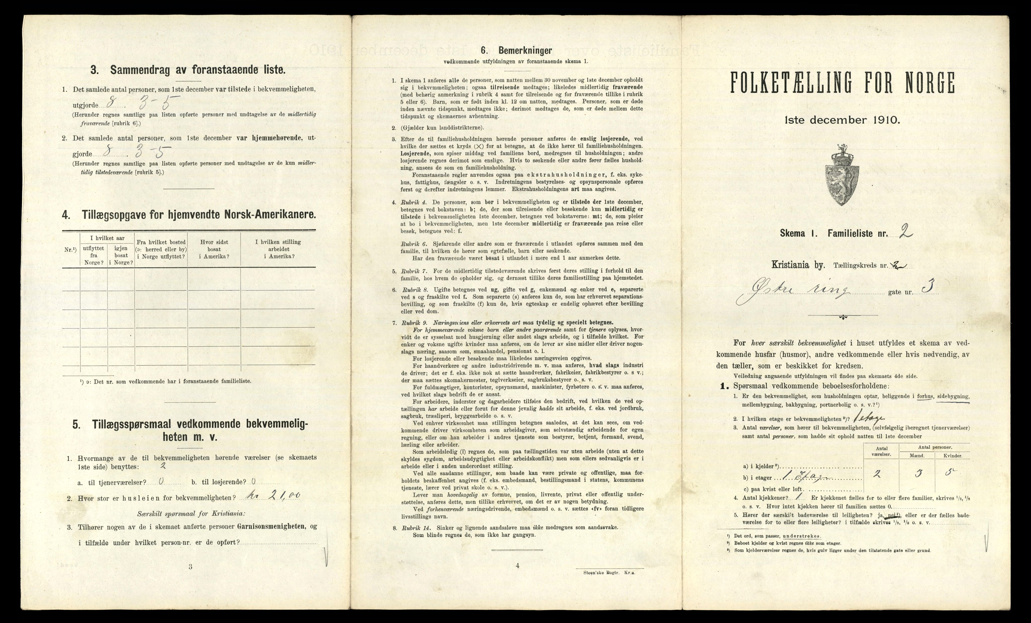 RA, 1910 census for Kristiania, 1910, p. 124883