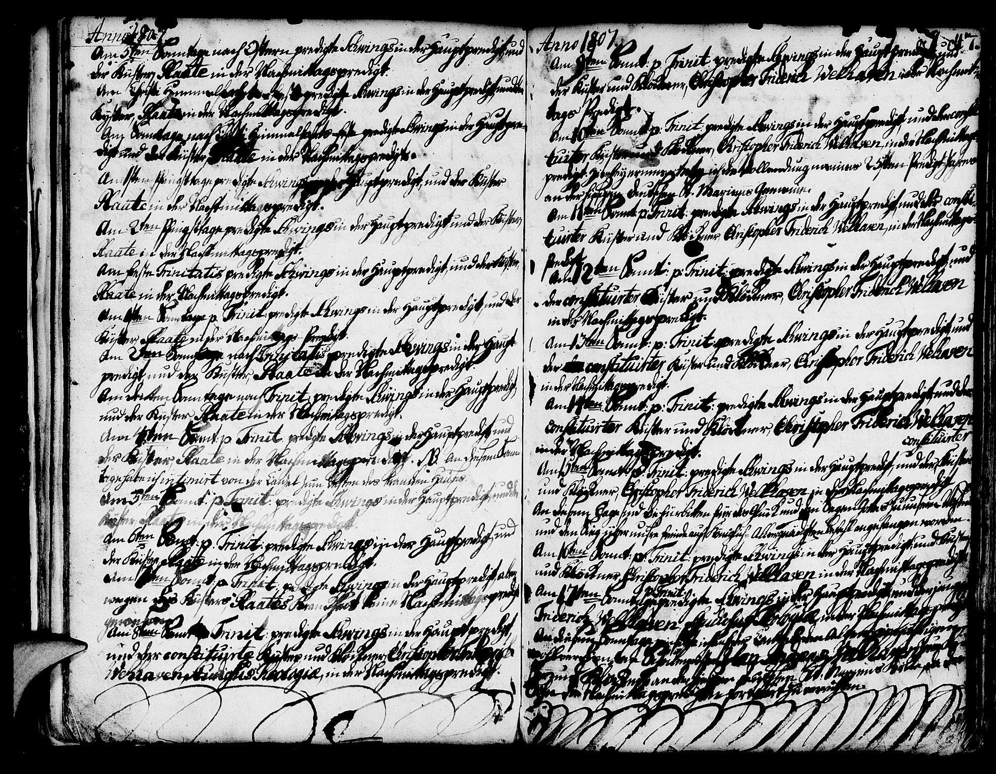 Mariakirken Sokneprestembete, AV/SAB-A-76901/H/Haa/L0003: Parish register (official) no. A 3, 1786-1815, p. 47