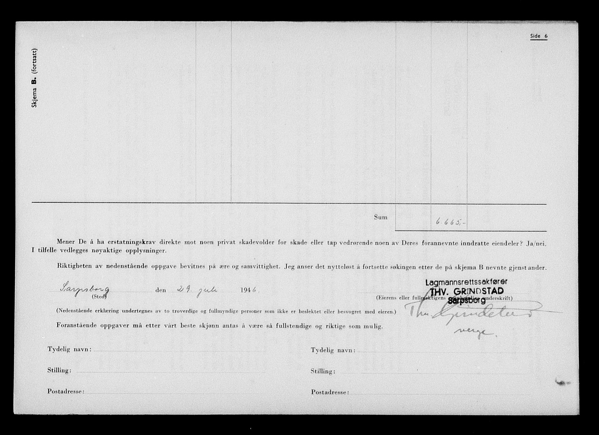 Justisdepartementet, Tilbakeføringskontoret for inndratte formuer, RA/S-1564/H/Hc/Hcd/L0998: --, 1945-1947, p. 79