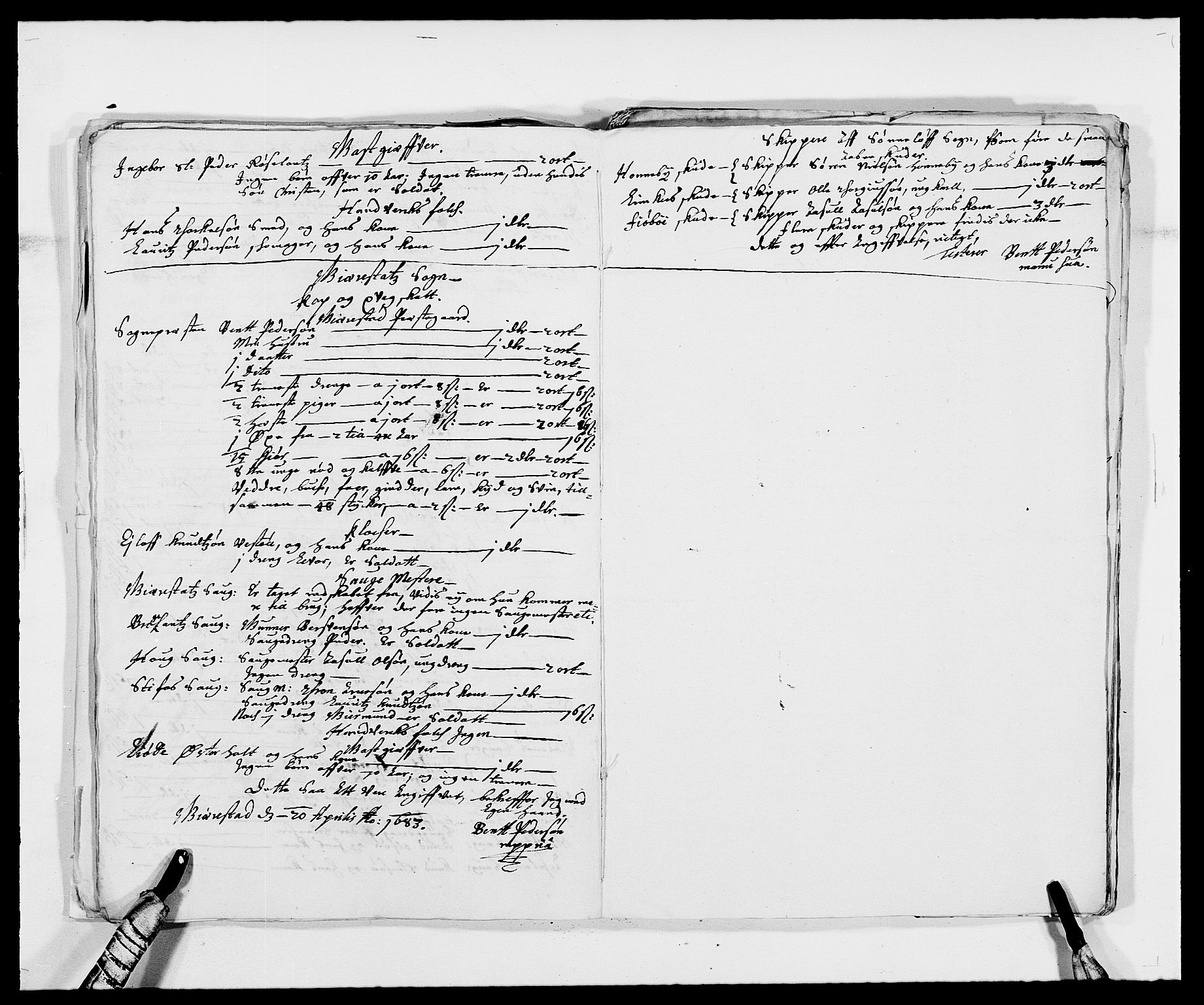 Rentekammeret inntil 1814, Reviderte regnskaper, Fogderegnskap, RA/EA-4092/R39/L2305: Fogderegnskap Nedenes, 1683, p. 285