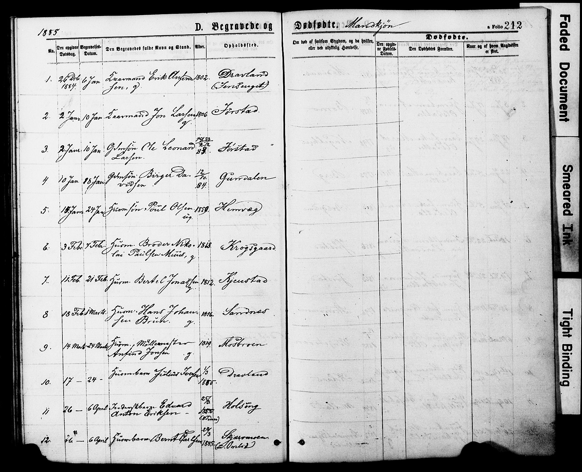 Ministerialprotokoller, klokkerbøker og fødselsregistre - Nord-Trøndelag, SAT/A-1458/749/L0473: Parish register (official) no. 749A07, 1873-1887, p. 212