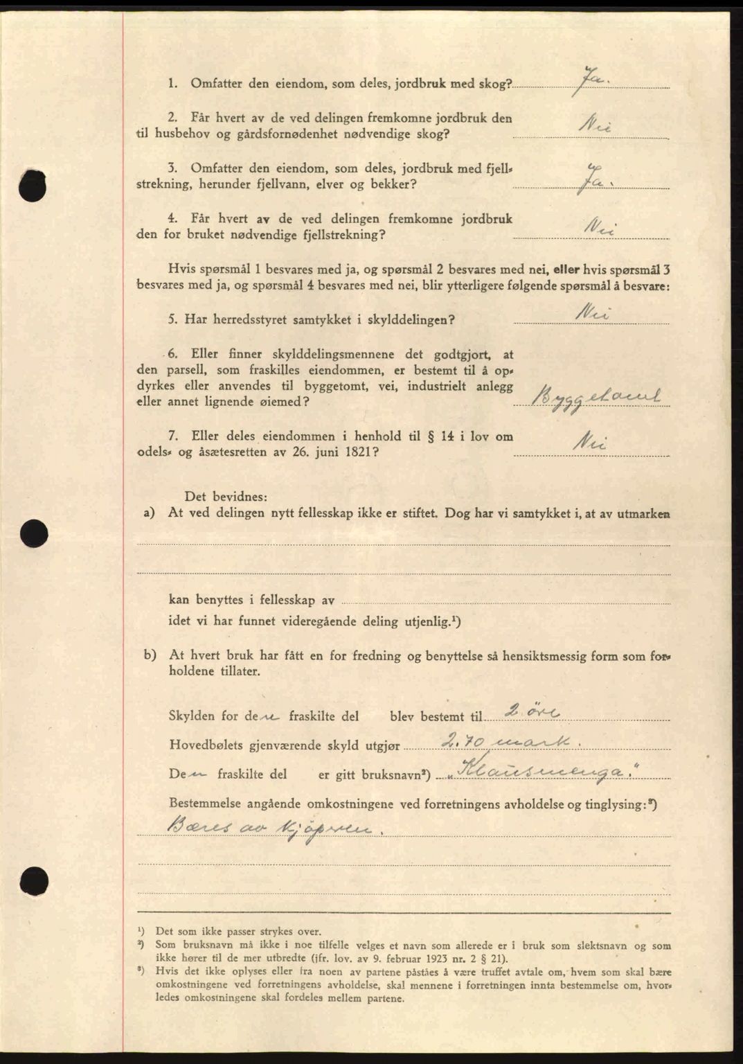 Nordmøre sorenskriveri, AV/SAT-A-4132/1/2/2Ca: Mortgage book no. A98, 1944-1944, Diary no: : 1473/1944