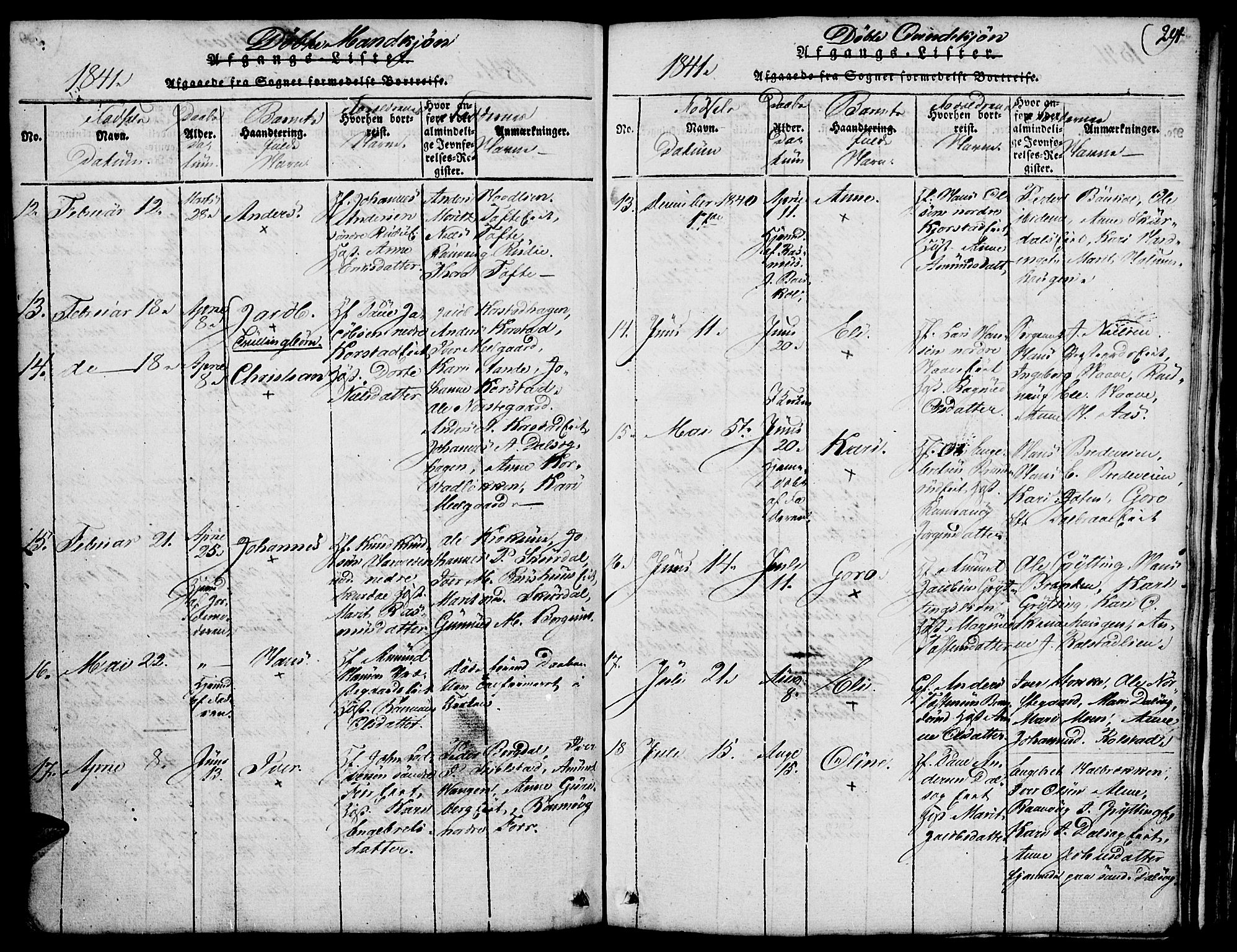 Fron prestekontor, SAH/PREST-078/H/Ha/Hab/L0001: Parish register (copy) no. 1, 1816-1843, p. 291