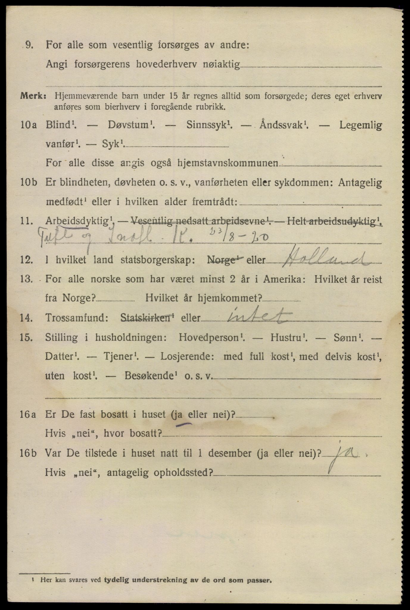 SAO, 1920 census for Kristiania, 1920, p. 656432