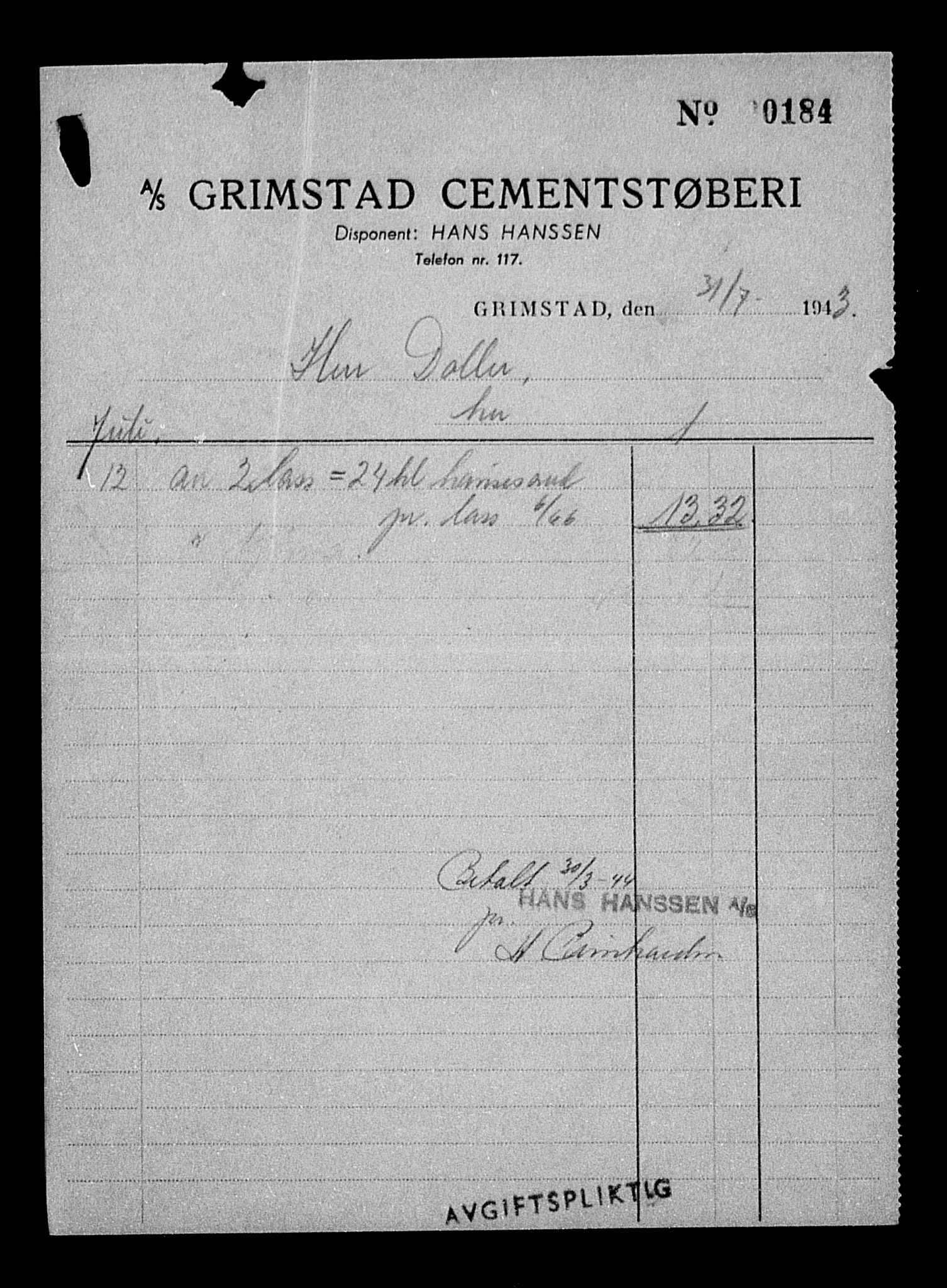 Justisdepartementet, Tilbakeføringskontoret for inndratte formuer, AV/RA-S-1564/H/Hc/Hcd/L0993: --, 1945-1947, p. 336