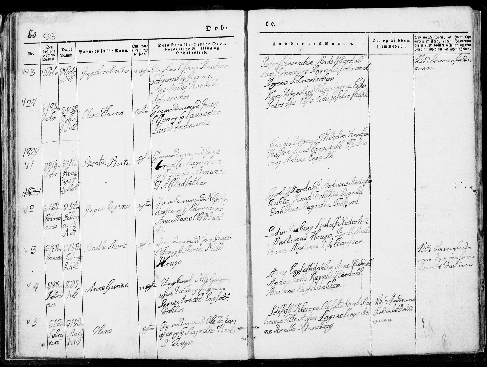 Ministerialprotokoller, klokkerbøker og fødselsregistre - Møre og Romsdal, AV/SAT-A-1454/519/L0247: Parish register (official) no. 519A06, 1827-1846, p. 60