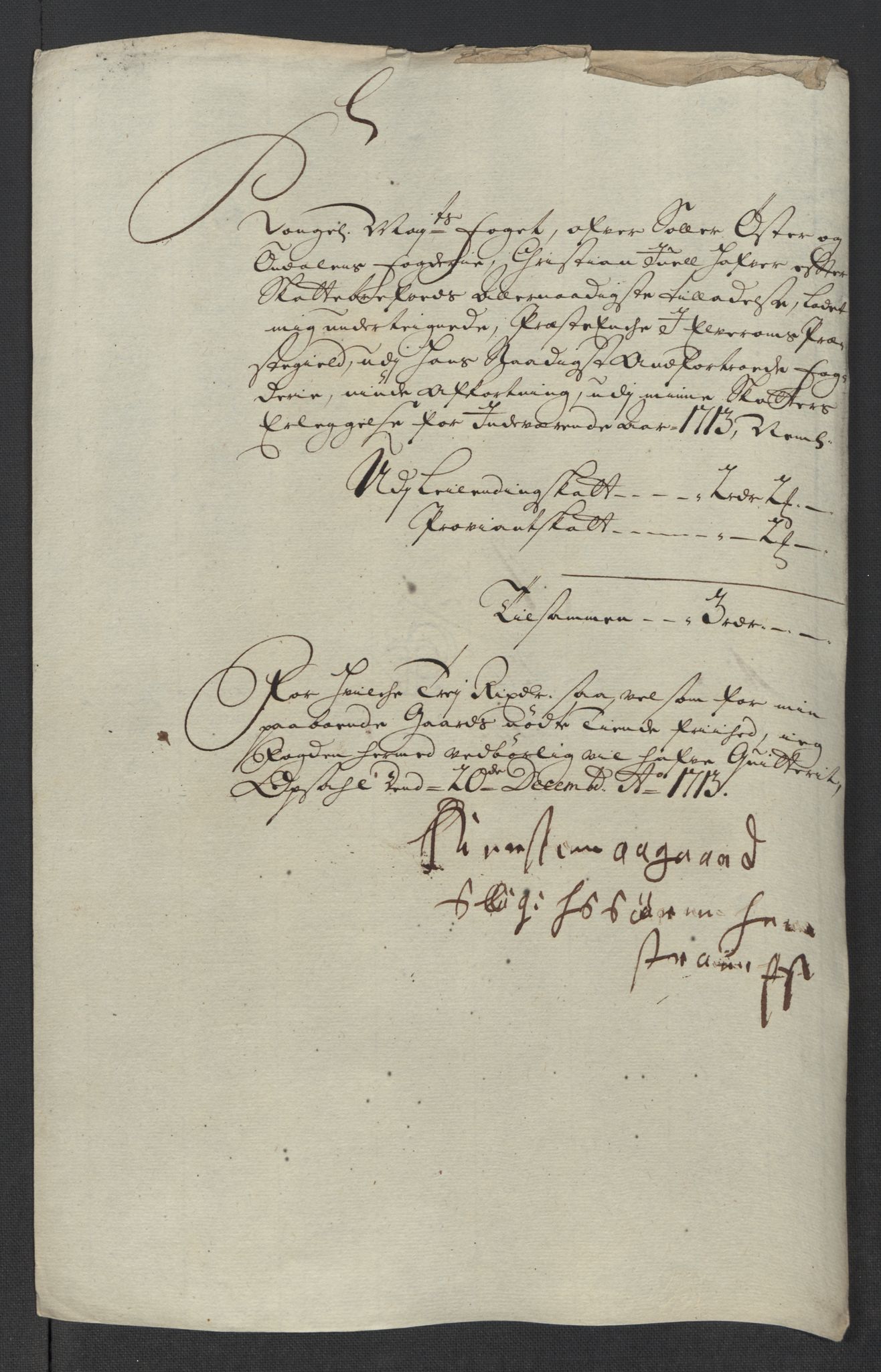 Rentekammeret inntil 1814, Reviderte regnskaper, Fogderegnskap, RA/EA-4092/R13/L0850: Fogderegnskap Solør, Odal og Østerdal, 1713, p. 399