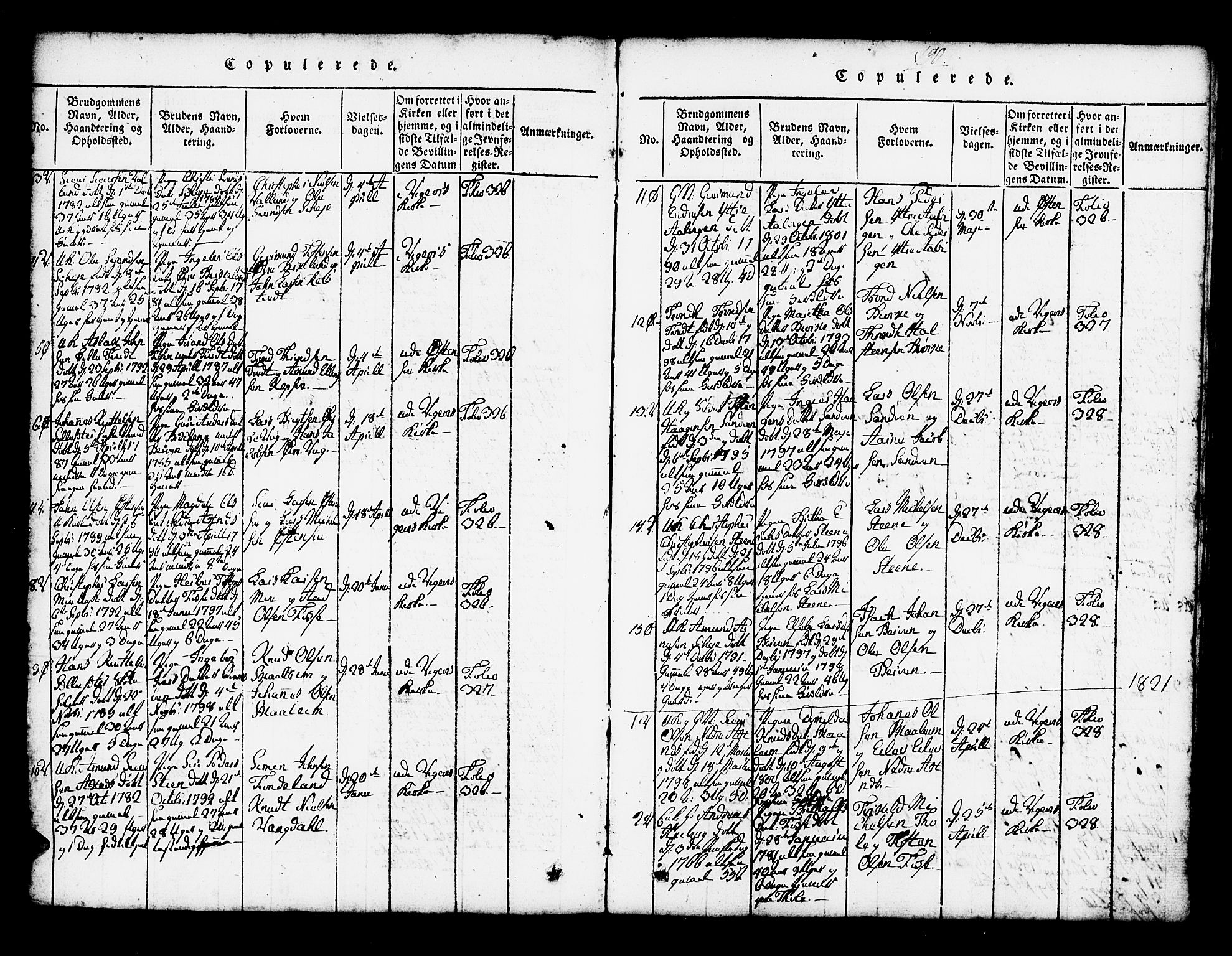 Kvam sokneprestembete, AV/SAB-A-76201/H/Haa: Parish register (official) no. A 6, 1818-1832, p. 190