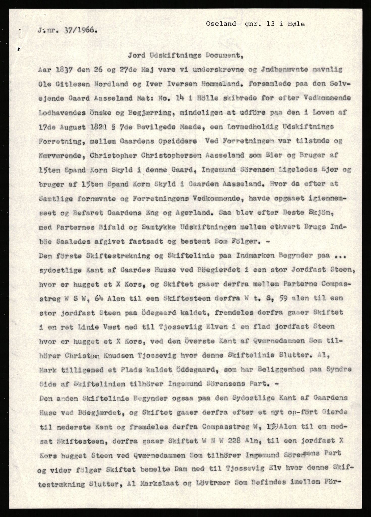 Statsarkivet i Stavanger, SAST/A-101971/03/Y/Yj/L0065: Avskrifter sortert etter gårdsnavn: Odland i Varhaug - Osnes, 1750-1930, p. 757