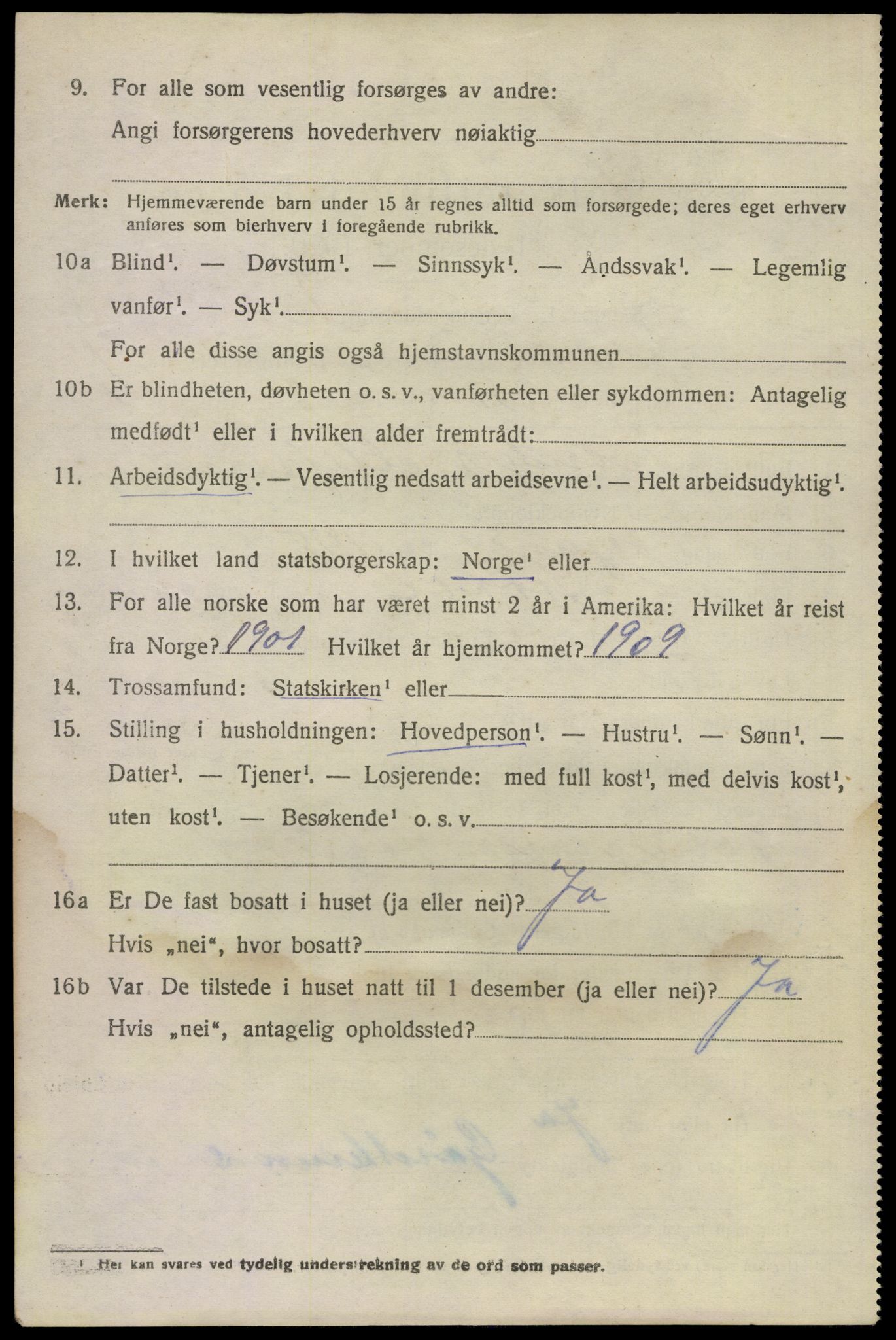 SAKO, 1920 census for Stokke, 1920, p. 2437