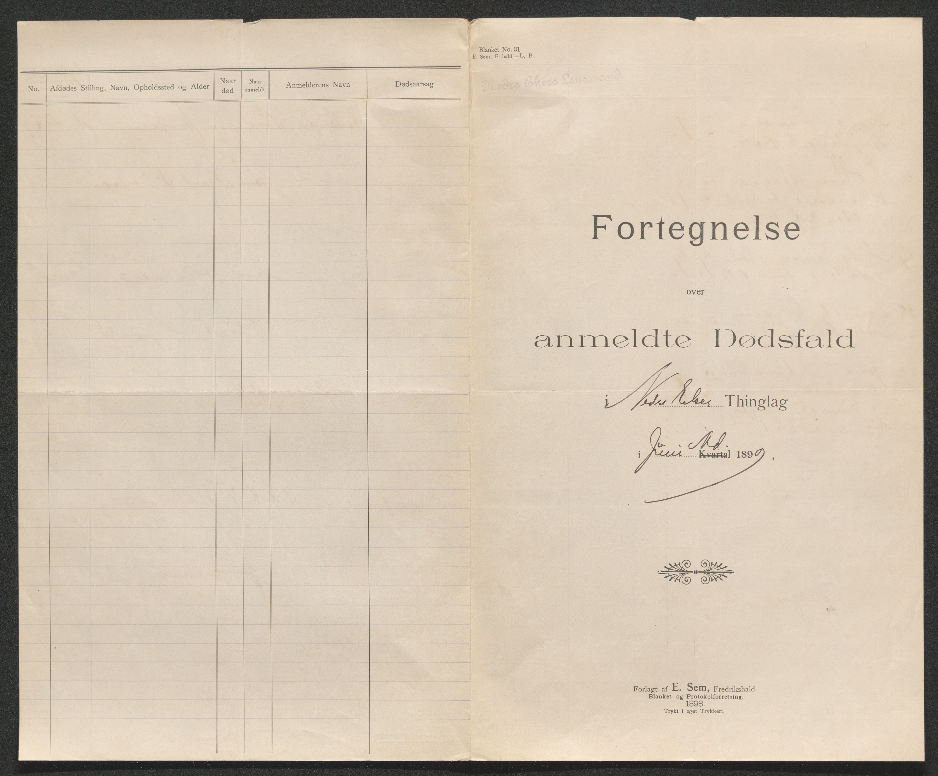 Eiker, Modum og Sigdal sorenskriveri, SAKO/A-123/H/Ha/Hab/L0026: Dødsfallsmeldinger, 1899, p. 215