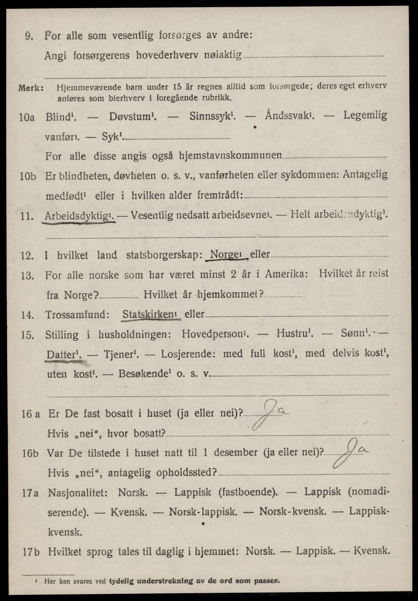 SAT, 1920 census for Heim, 1920, p. 3174