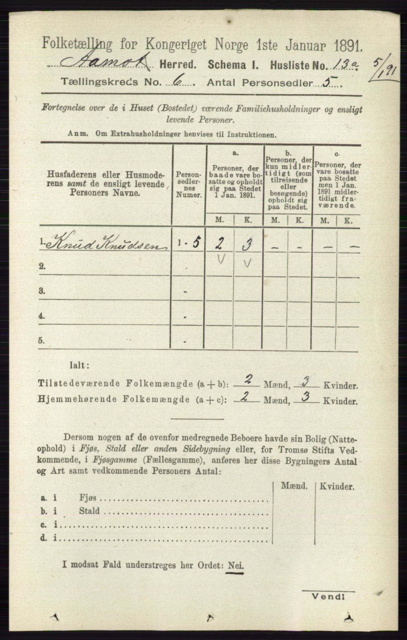 RA, 1891 census for 0429 Åmot, 1891, p. 2750