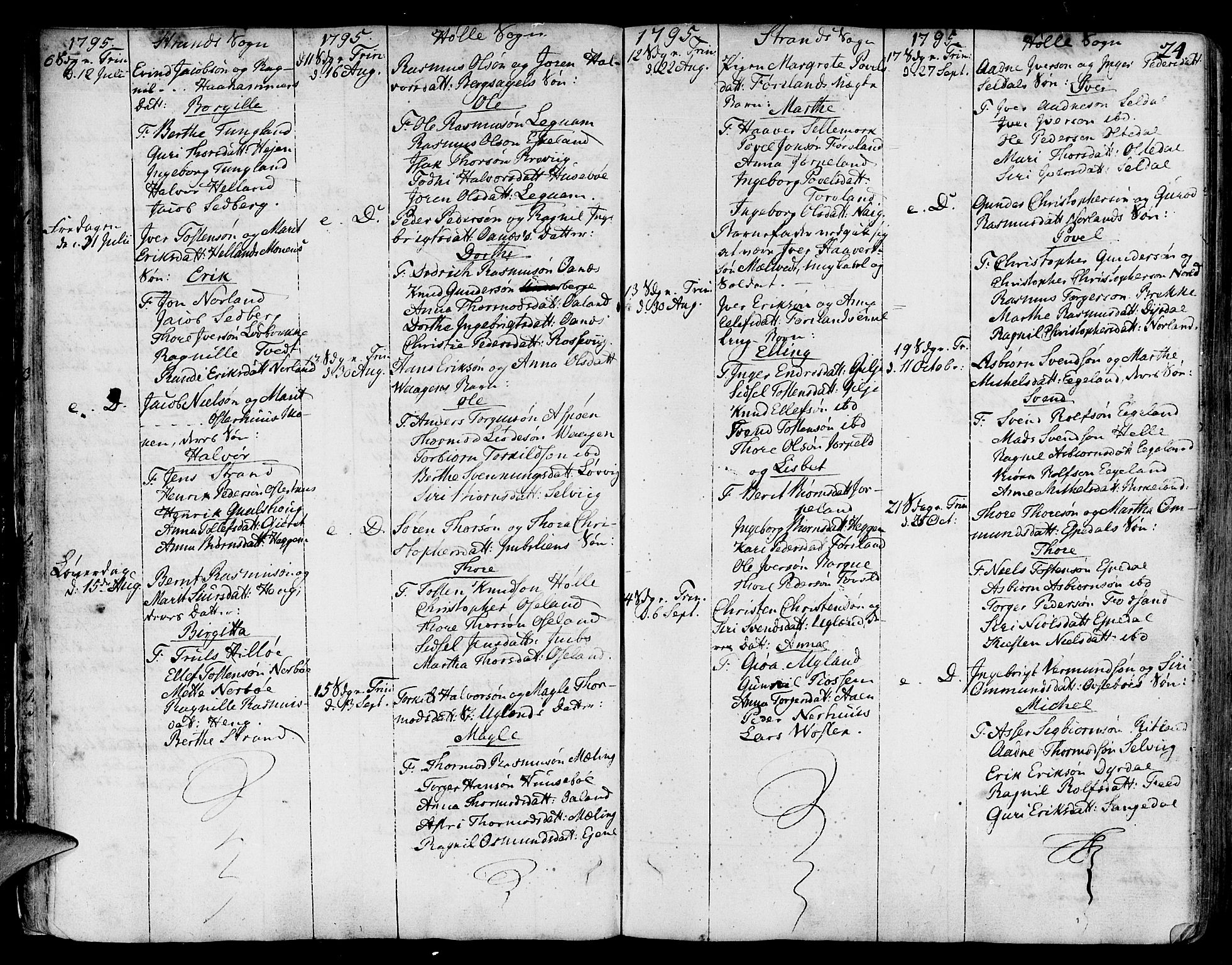 Strand sokneprestkontor, SAST/A-101828/H/Ha/Haa/L0003: Parish register (official) no. A 3, 1769-1816, p. 24