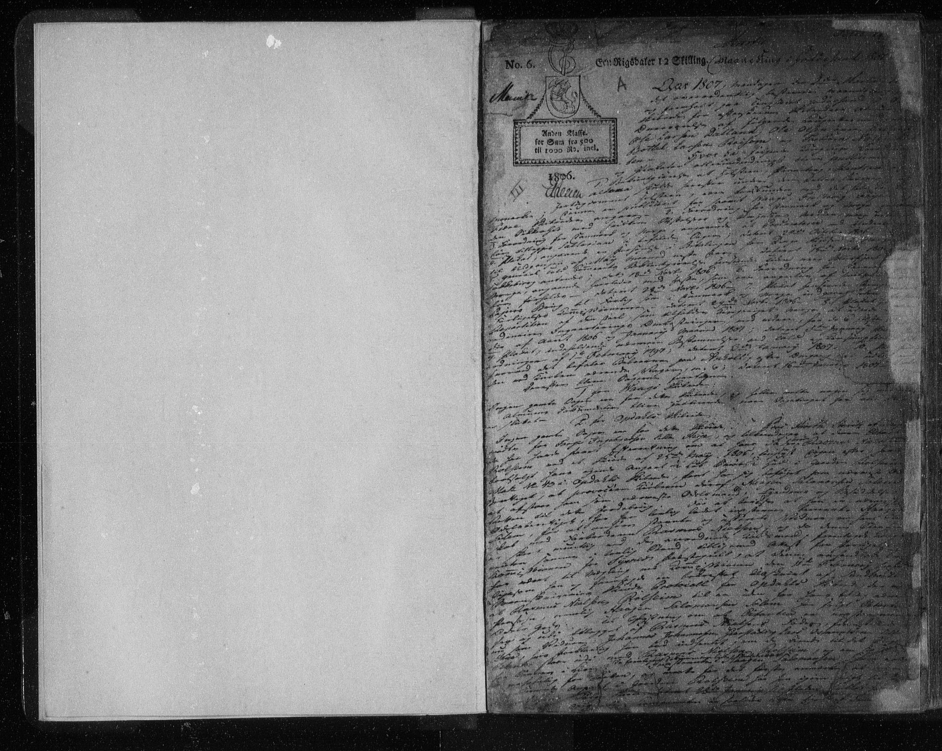 Sunnhordland sorenskrivar, SAB/A-2401/1/F/Faa/L0046: Tingbøker, 1807-1814, p. 0b-1a