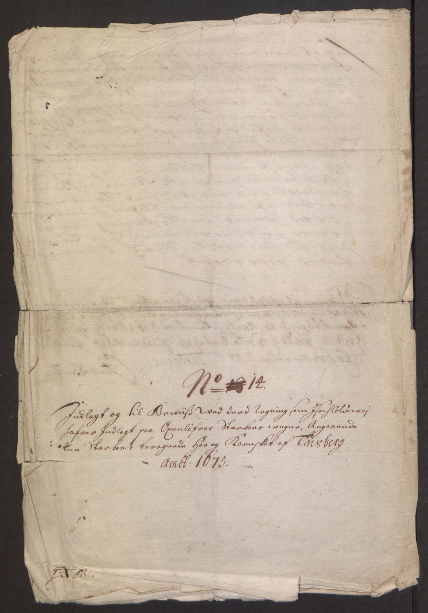 Rentekammeret inntil 1814, Reviderte regnskaper, Fogderegnskap, AV/RA-EA-4092/R32/L1844: Fogderegnskap Jarlsberg grevskap, 1674-1675, p. 367