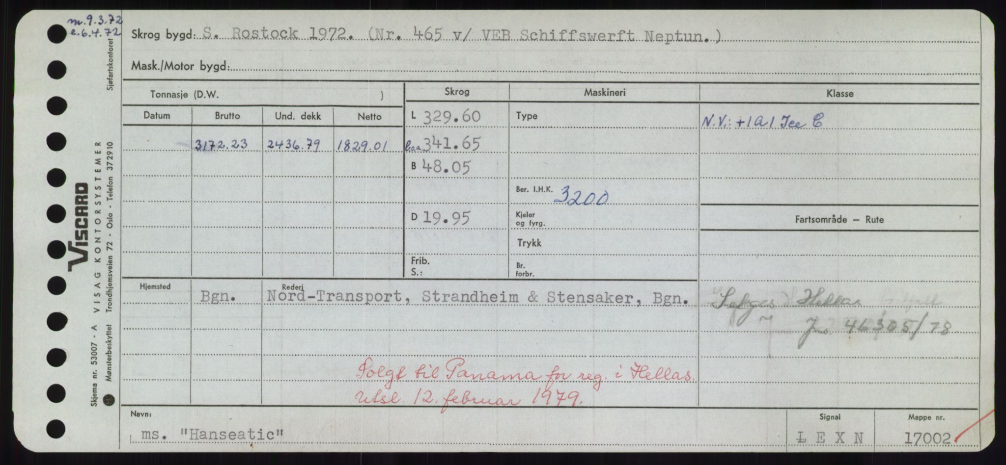 Sjøfartsdirektoratet med forløpere, Skipsmålingen, RA/S-1627/H/Hd/L0014: Fartøy, H-Havl, p. 261