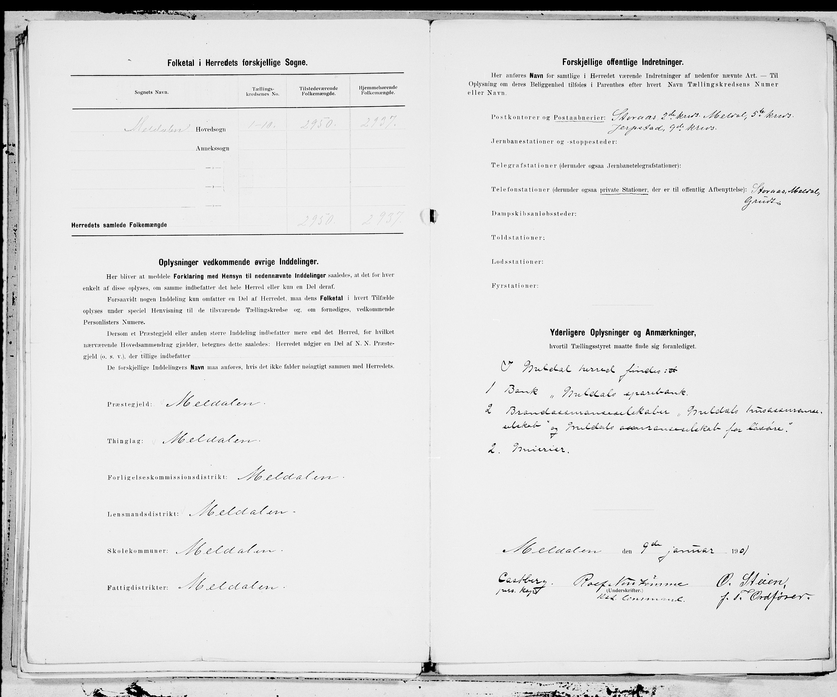 SAT, 1900 census for Meldal, 1900, p. 23