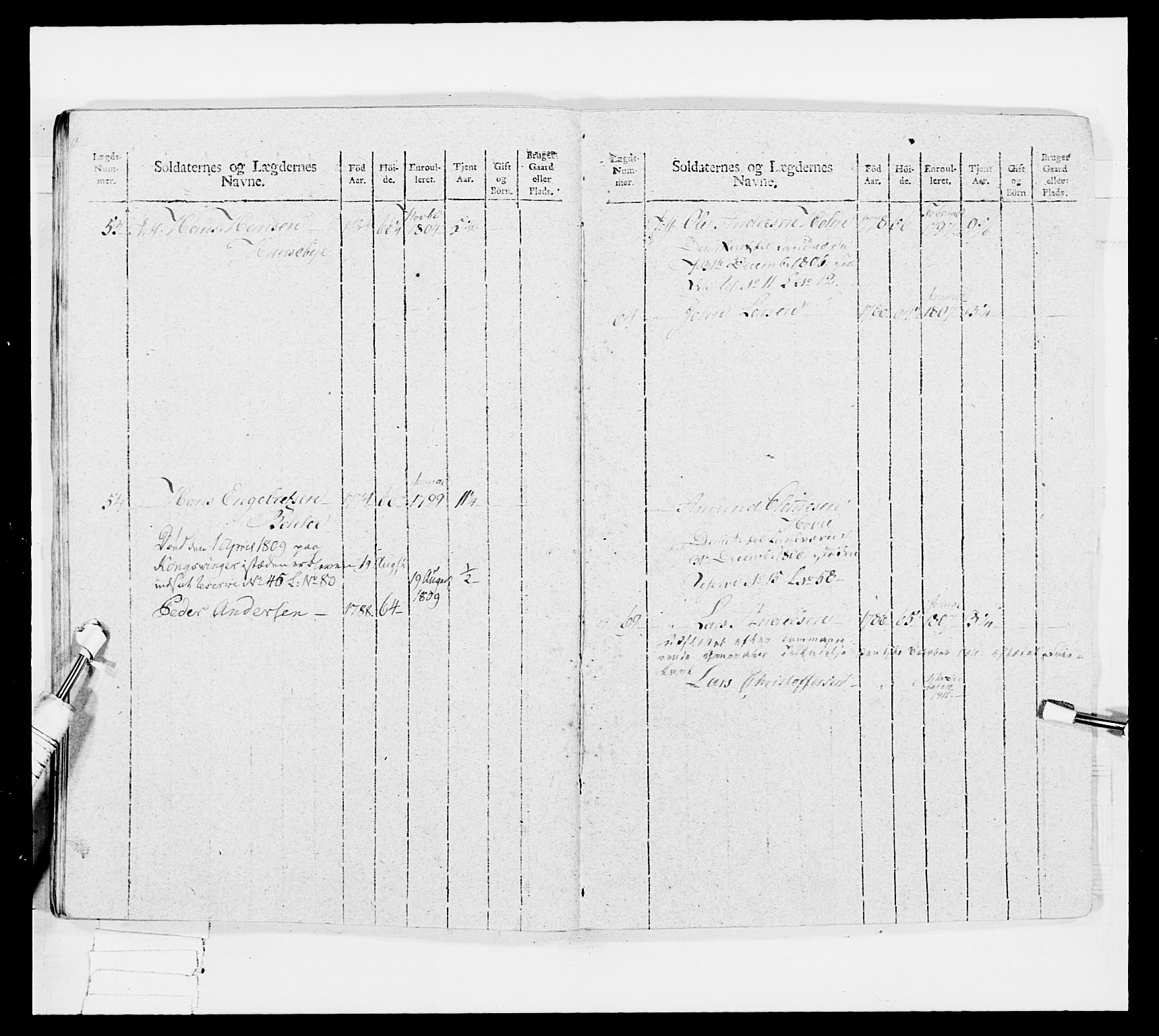 Generalitets- og kommissariatskollegiet, Det kongelige norske kommissariatskollegium, AV/RA-EA-5420/E/Eh/L0033: Nordafjelske gevorbne infanteriregiment, 1810, p. 353