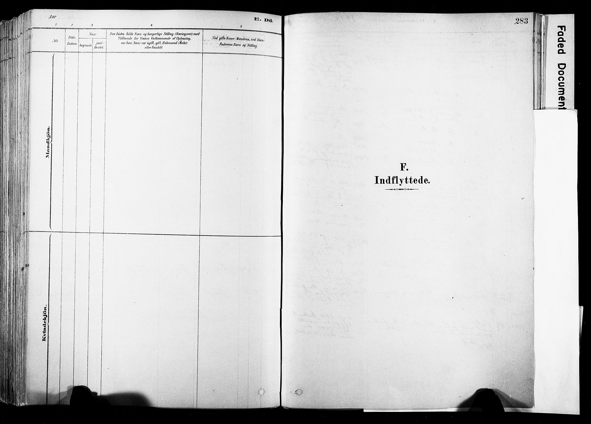 Strømsø kirkebøker, SAKO/A-246/F/Fb/L0006: Parish register (official) no. II 6, 1879-1910, p. 283