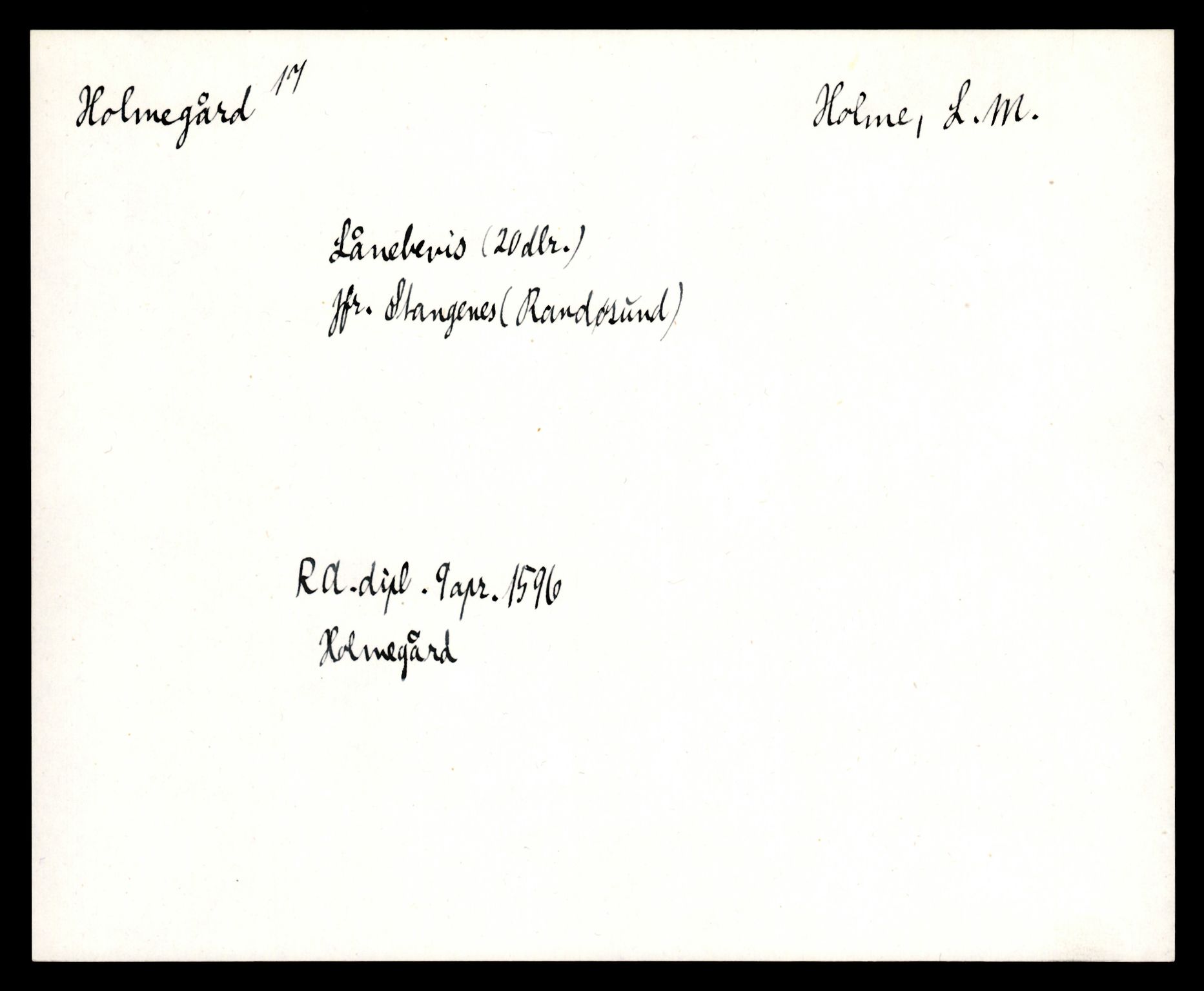 Riksarkivets diplomsamling, AV/RA-EA-5965/F35/F35e/L0025: Registreringssedler Vest-Agder 1, 1400-1700, p. 201