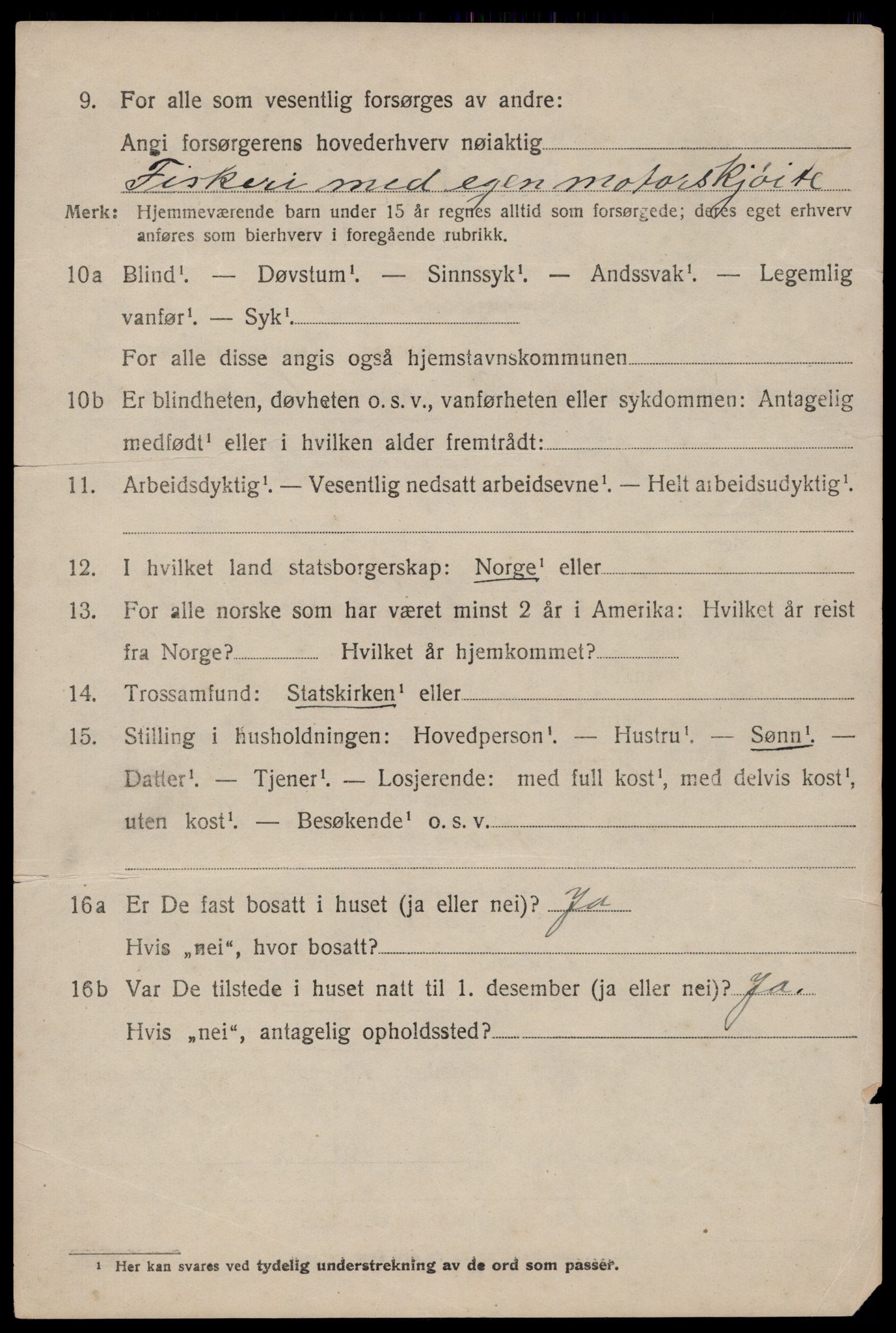 SAST, 1920 census for Åkra, 1920, p. 2971