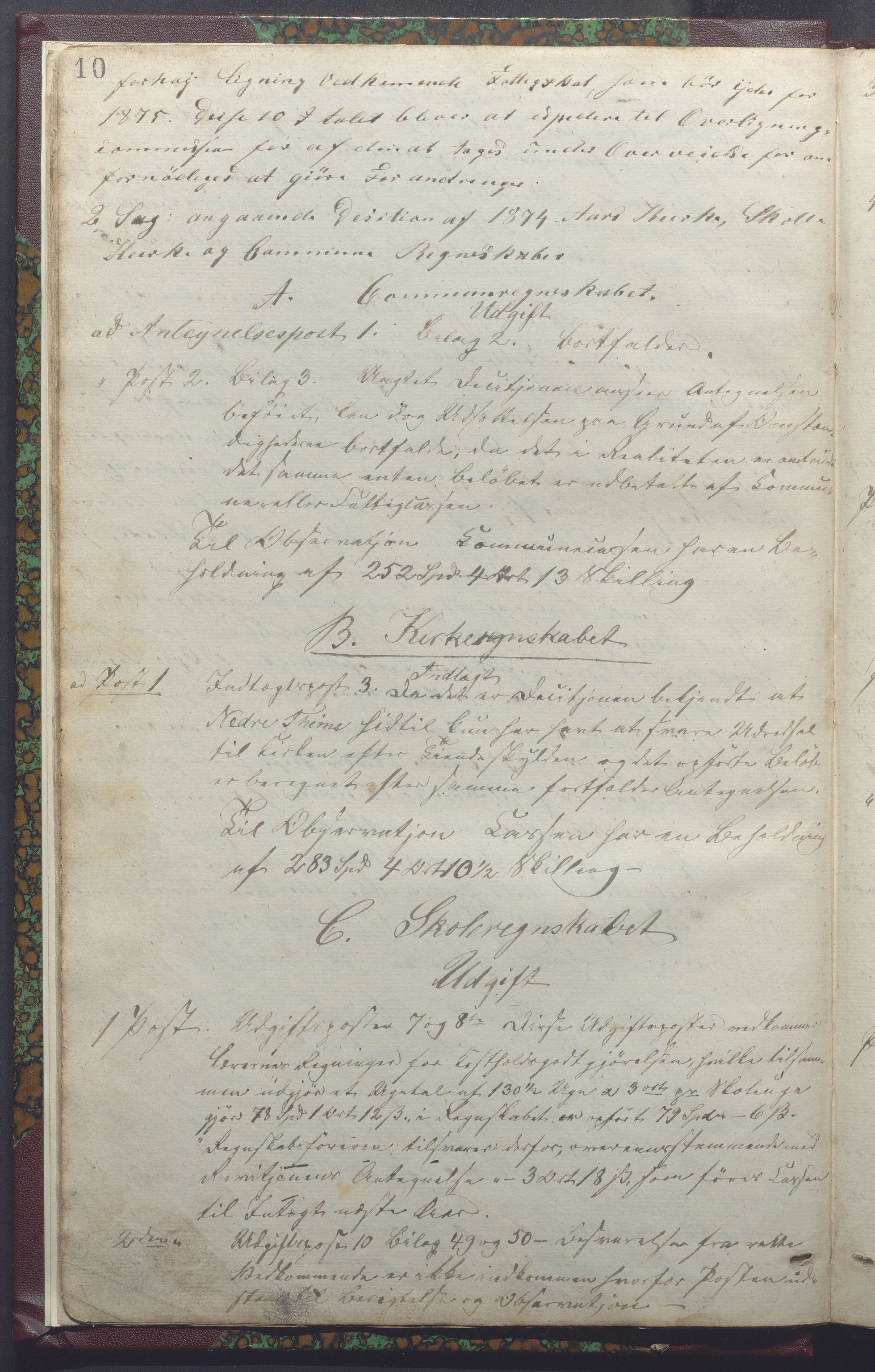 Time kommune - Formannskapet, IKAR/K-100592/A/Aa/L0002: Møtebok, 1874-1890, p. 10