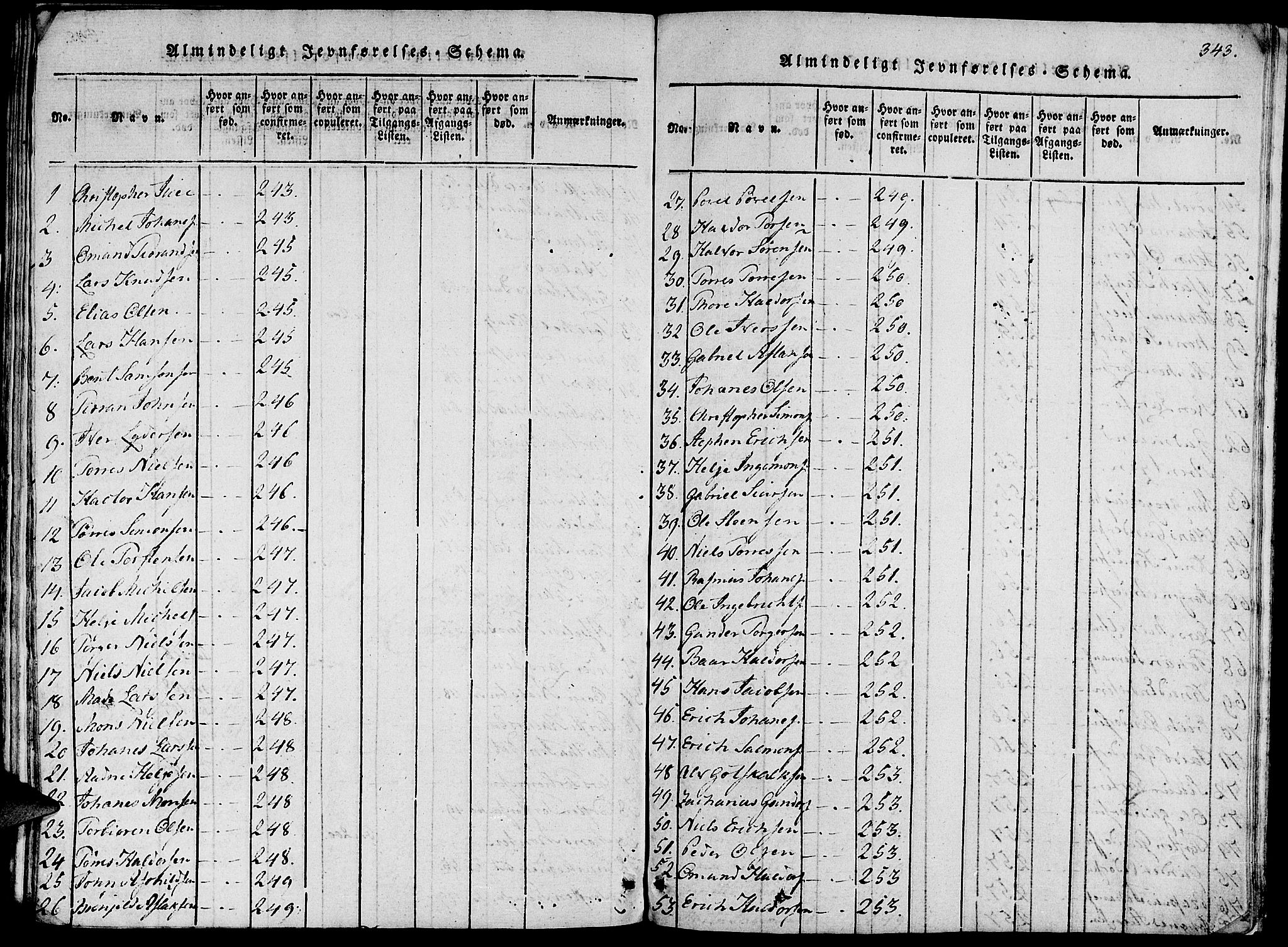 Fjelberg sokneprestembete, AV/SAB-A-75201/H/Haa: Parish register (official) no. A 4, 1816-1822, p. 343