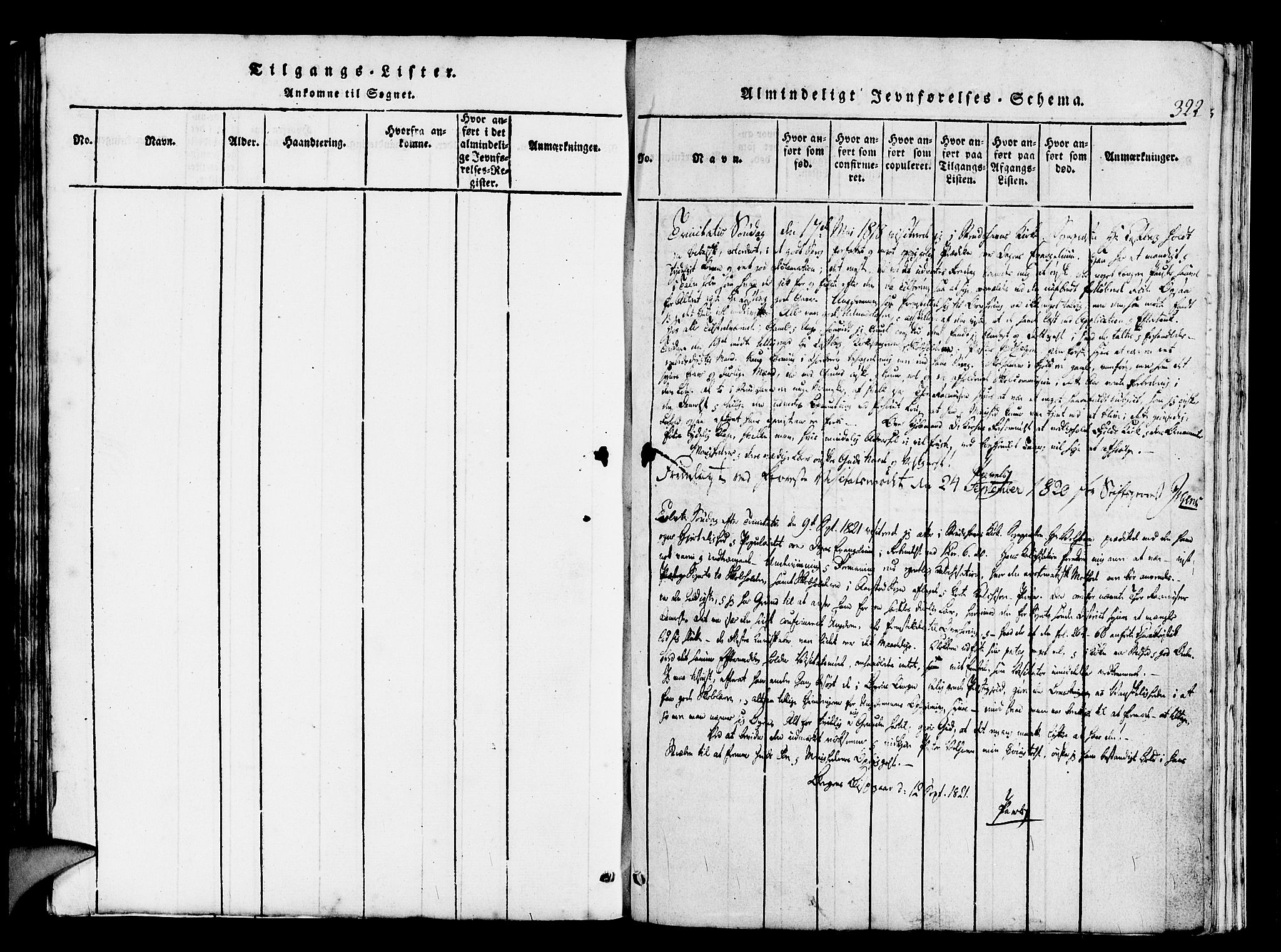 Askøy Sokneprestembete, SAB/A-74101/H/Ha/Haa/Haaa/L0003: Parish register (official) no. A 3, 1815-1825, p. 327