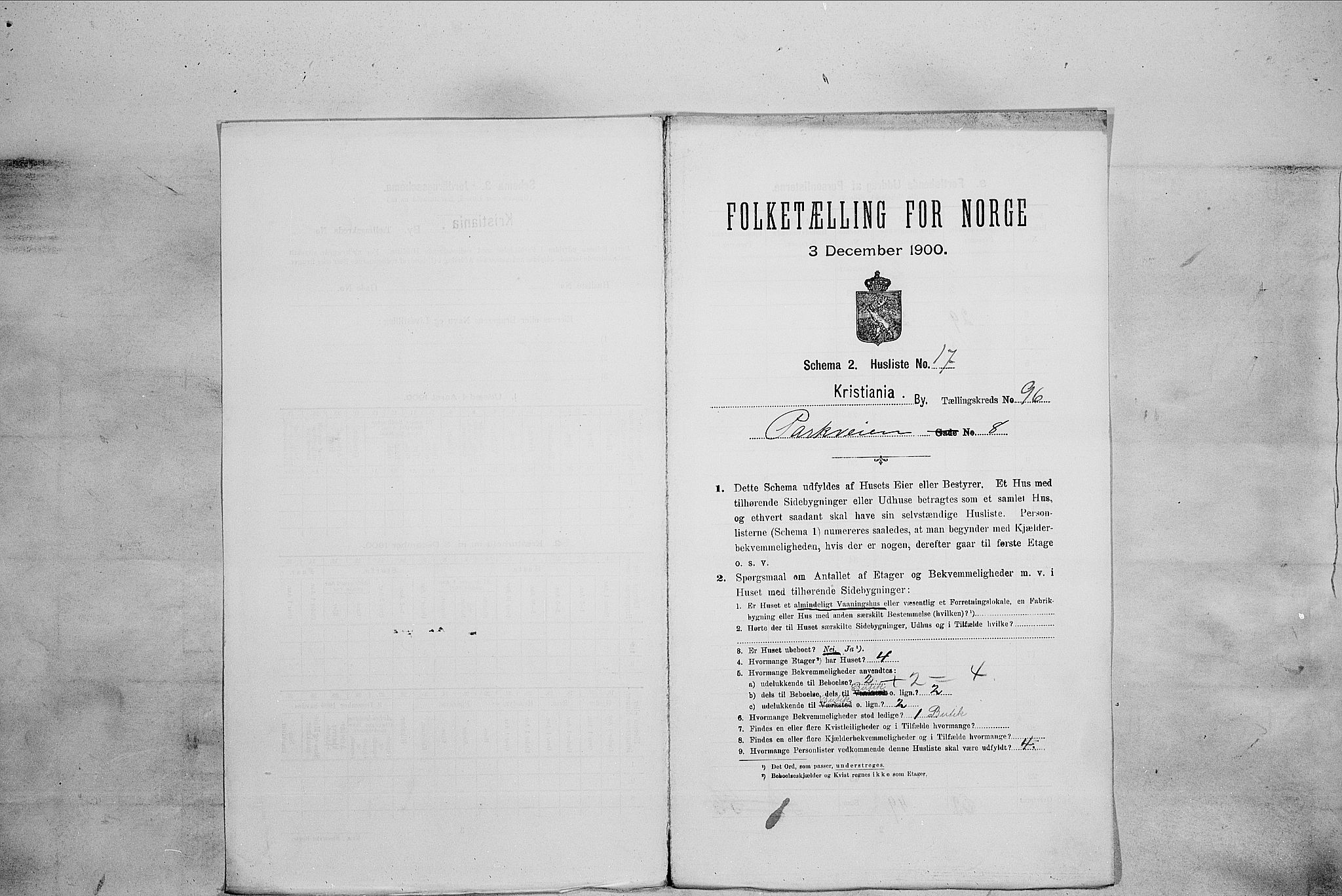 SAO, 1900 census for Kristiania, 1900, p. 70277