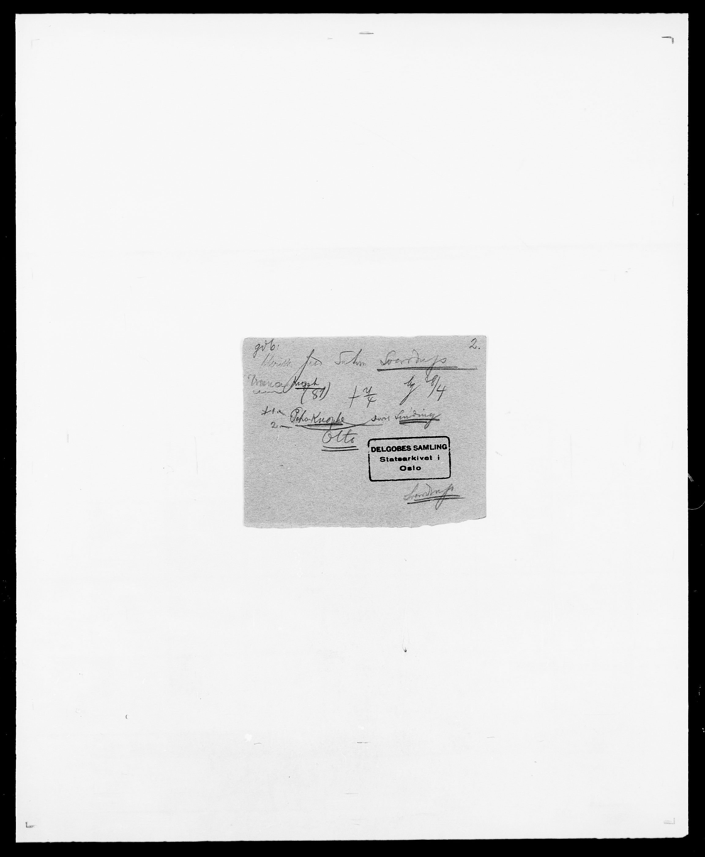 Delgobe, Charles Antoine - samling, AV/SAO-PAO-0038/D/Da/L0038: Svanenskjold - Thornsohn, p. 64