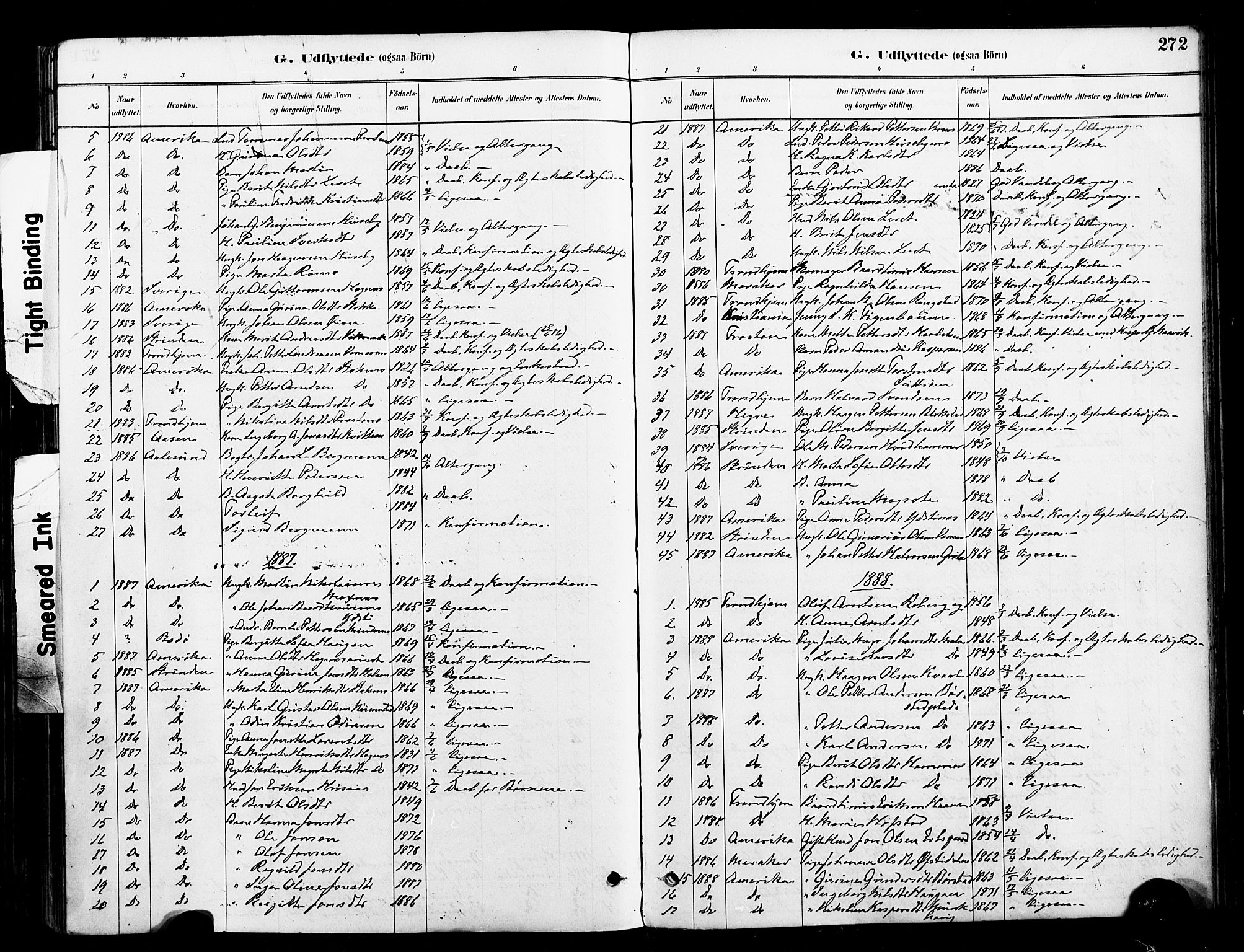 Ministerialprotokoller, klokkerbøker og fødselsregistre - Nord-Trøndelag, SAT/A-1458/709/L0077: Parish register (official) no. 709A17, 1880-1895, p. 272