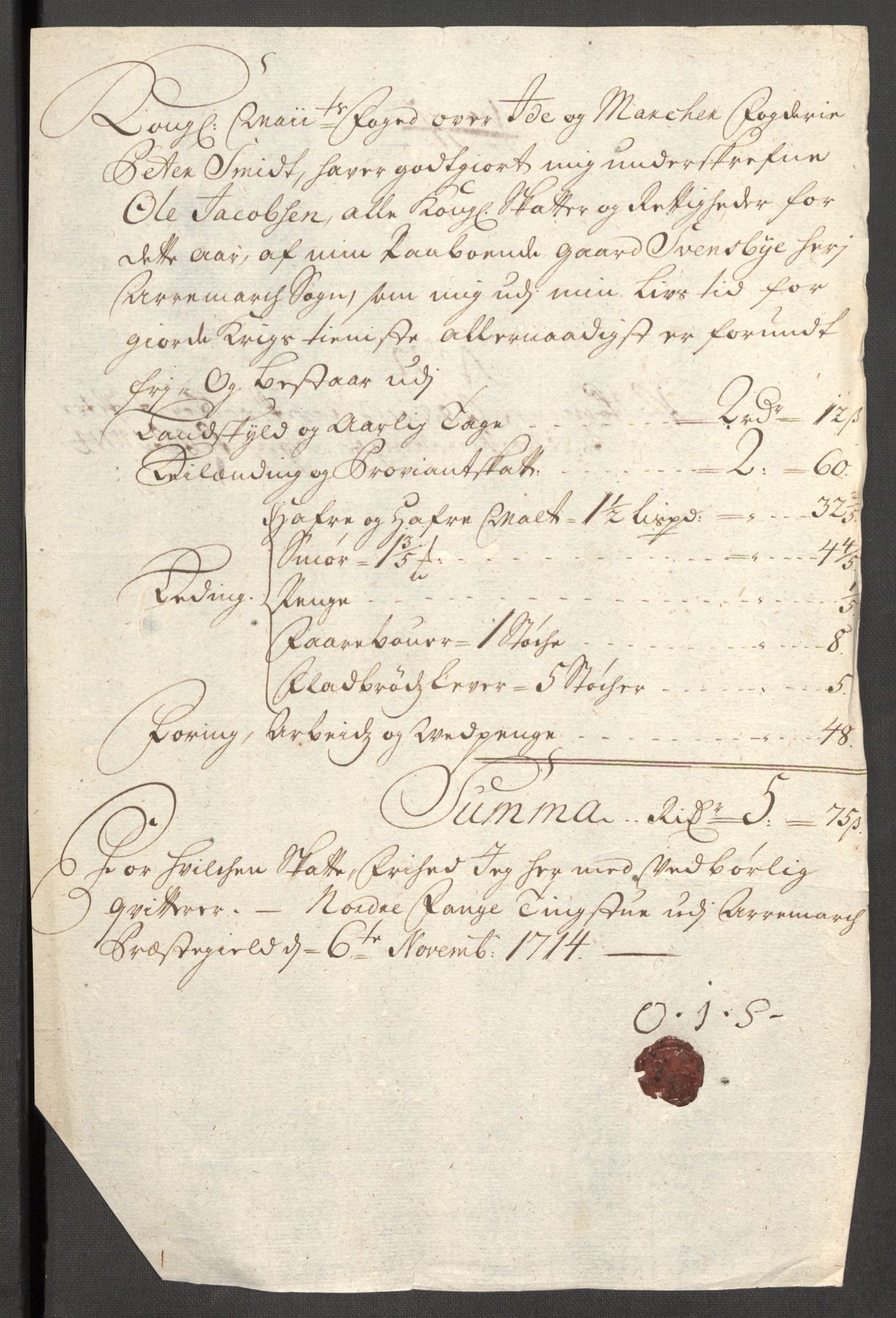 Rentekammeret inntil 1814, Reviderte regnskaper, Fogderegnskap, RA/EA-4092/R01/L0022: Fogderegnskap Idd og Marker, 1713-1714, p. 496