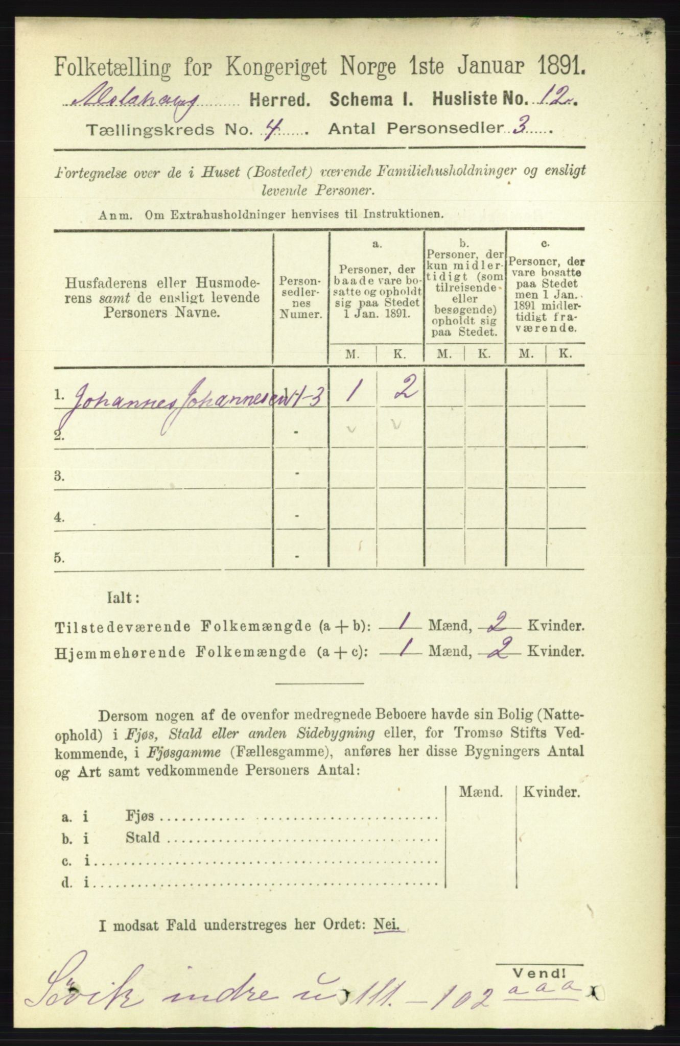 RA, 1891 census for 1820 Alstahaug, 1891, p. 1473