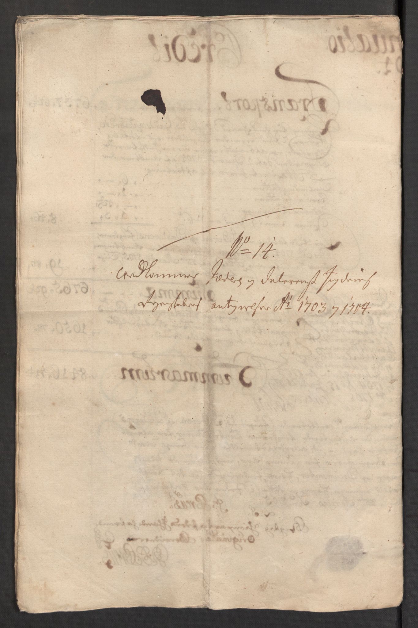 Rentekammeret inntil 1814, Reviderte regnskaper, Fogderegnskap, AV/RA-EA-4092/R46/L2732: Fogderegnskap Jæren og Dalane, 1703-1704, p. 96