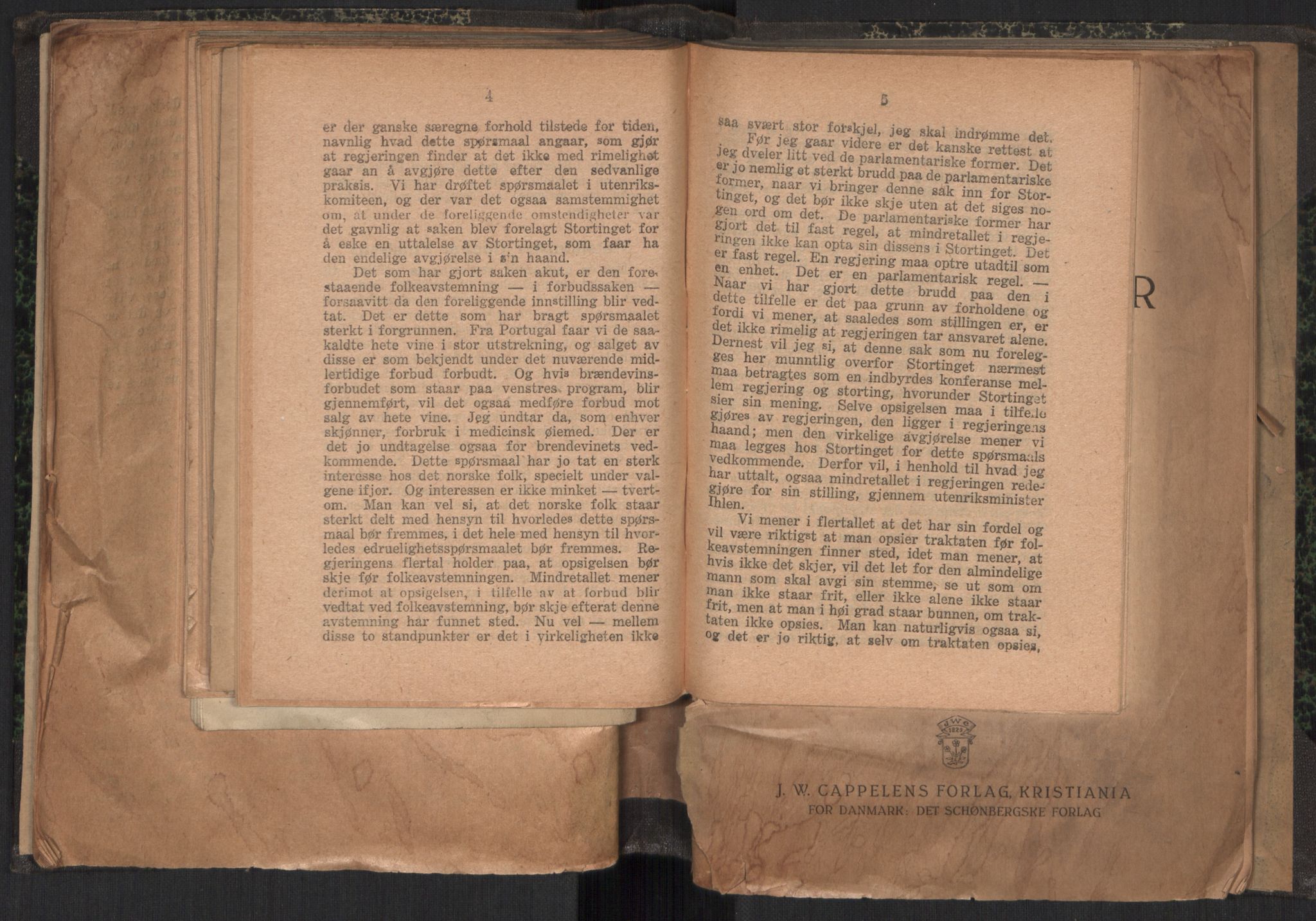 Venstres Hovedorganisasjon, RA/PA-0876/X/L0001: De eldste skrifter, 1860-1936, p. 261