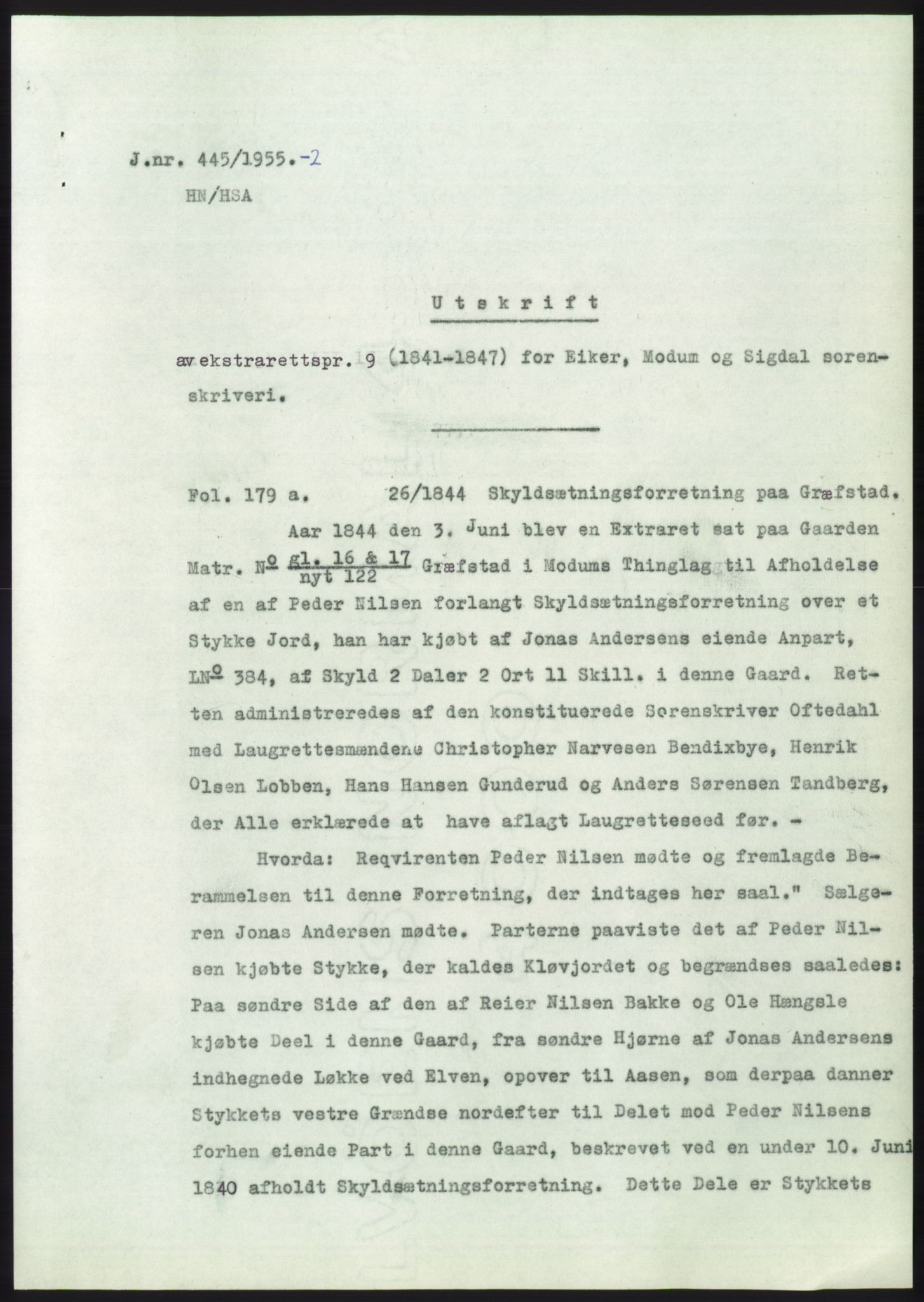 Statsarkivet i Kongsberg, SAKO/A-0001, 1955, p. 244