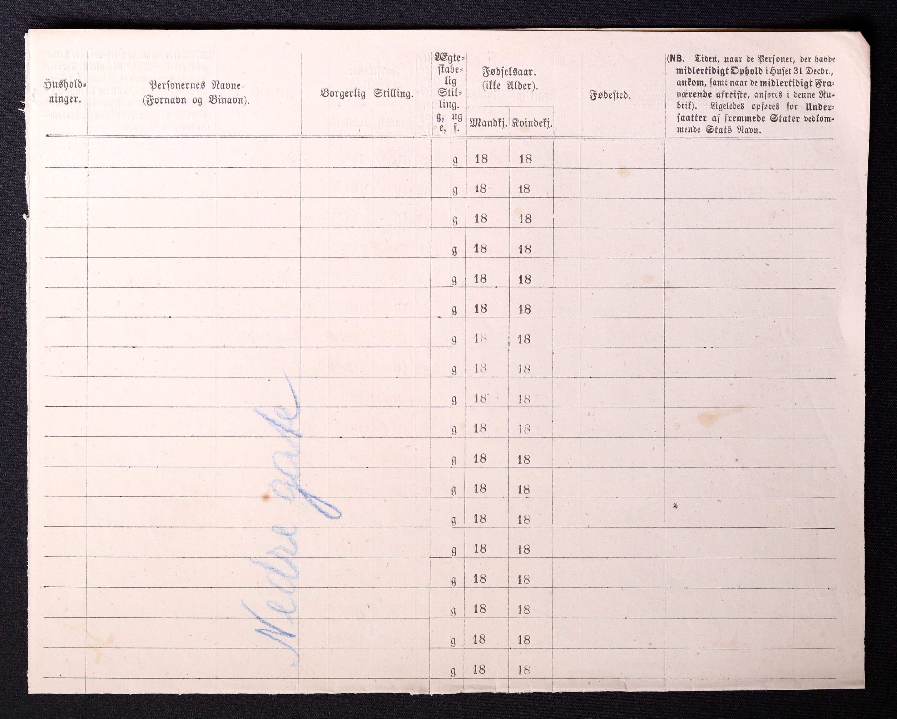 RA, 1870 census for 0301 Kristiania, 1870, p. 2429