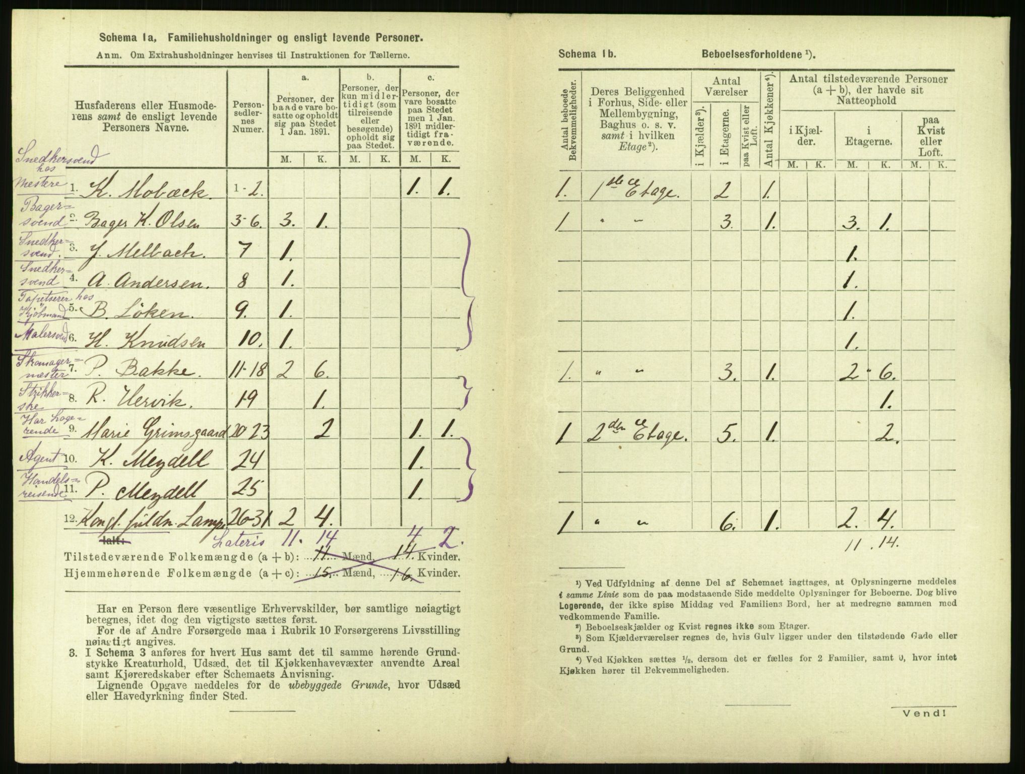 RA, 1891 census for 0301 Kristiania, 1891, p. 67821