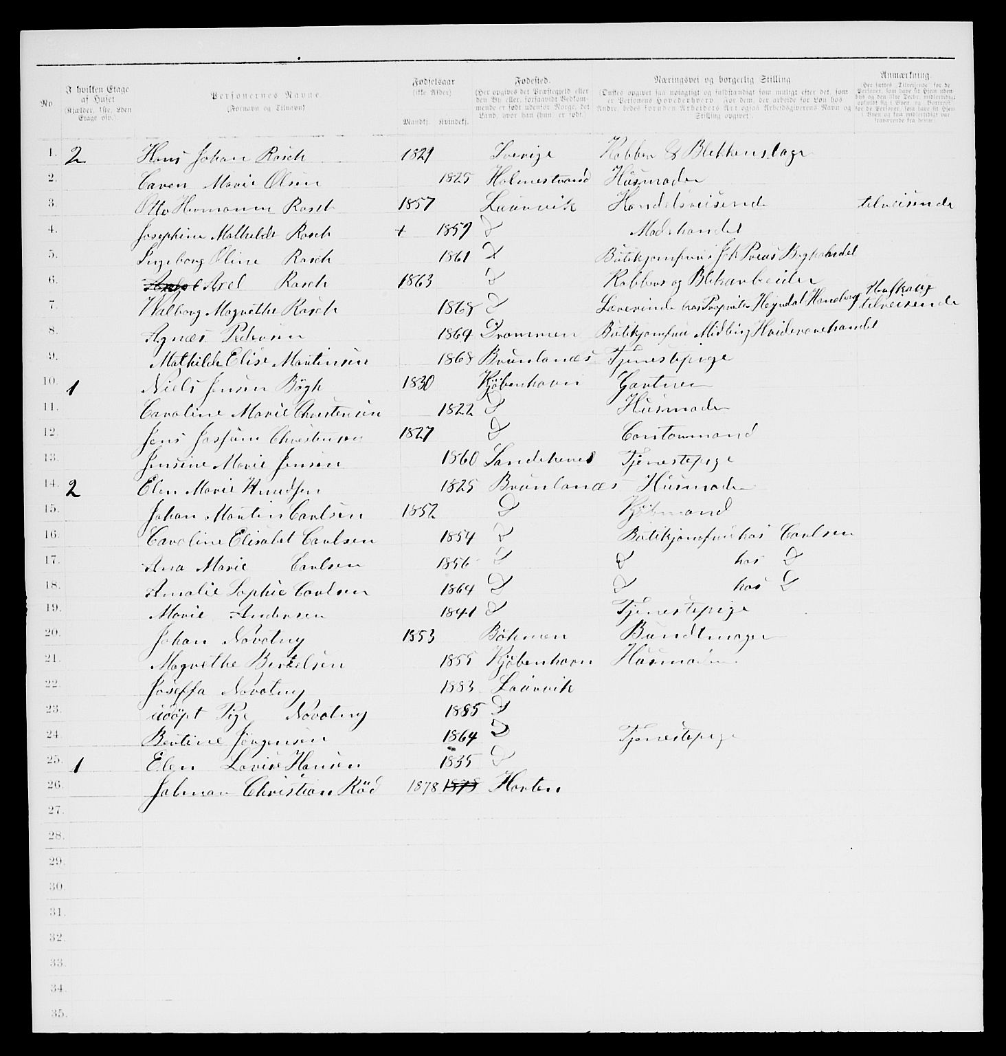 SAKO, 1885 census for 0707 Larvik, 1885, p. 247