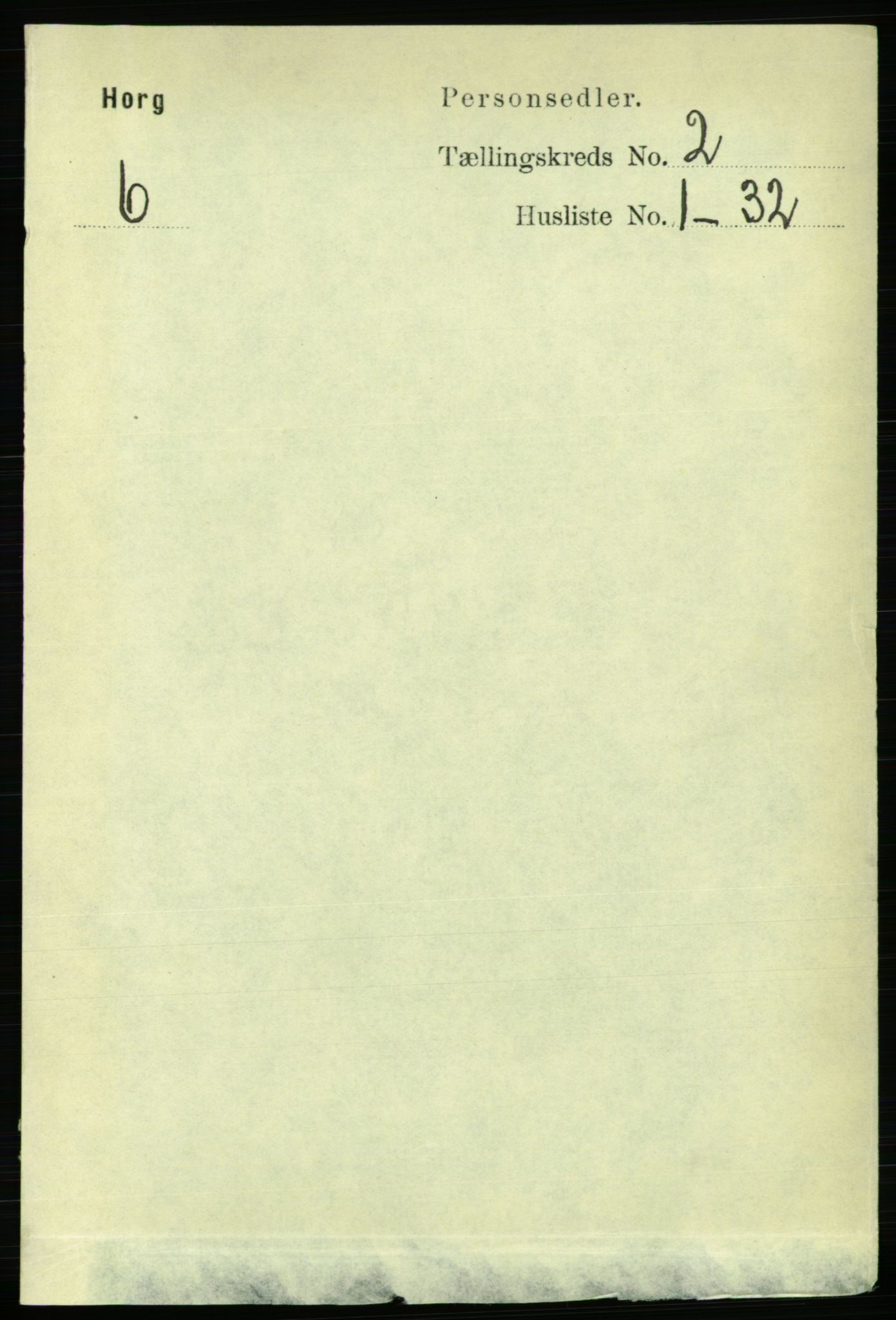 RA, 1891 census for 1650 Horg, 1891, p. 659