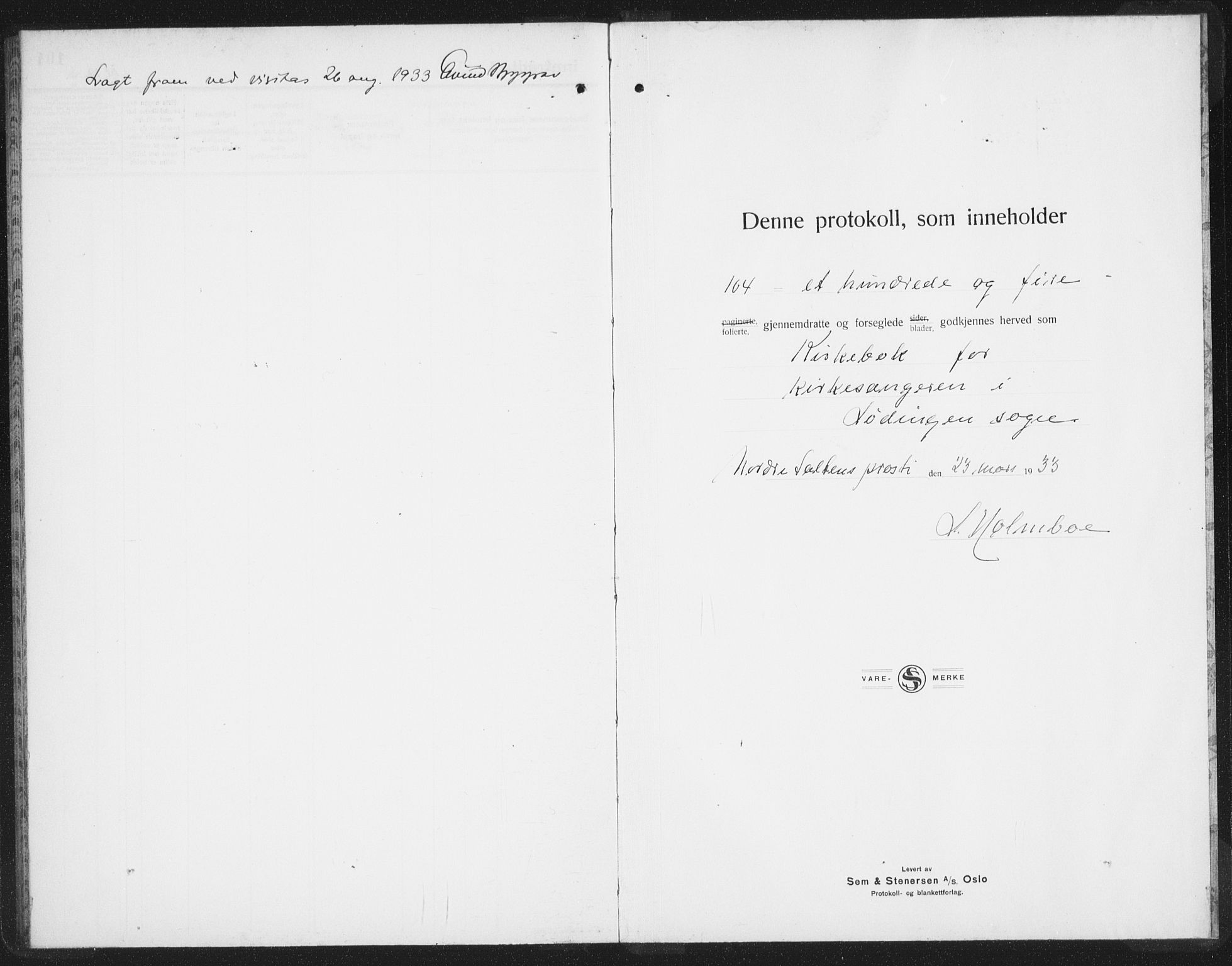 Ministerialprotokoller, klokkerbøker og fødselsregistre - Nordland, SAT/A-1459/872/L1050: Parish register (copy) no. 872C06, 1932-1942