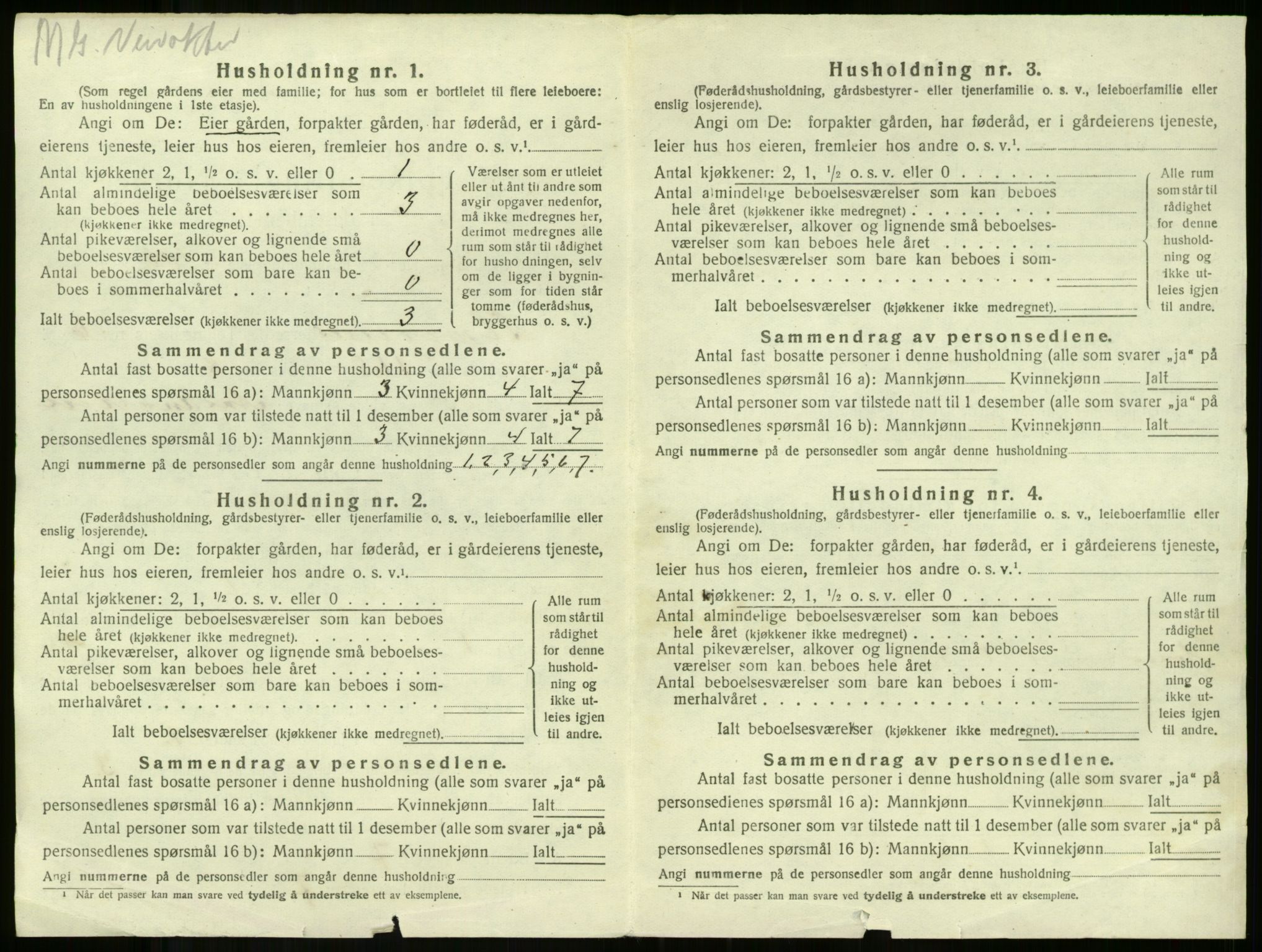 SAKO, 1920 census for Ramnes, 1920, p. 1157