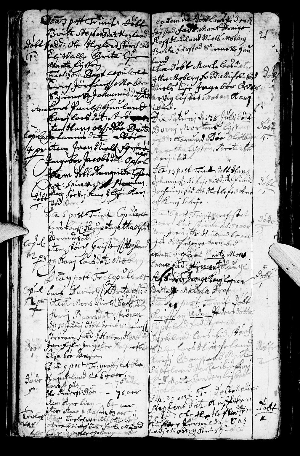 Os sokneprestembete, SAB/A-99929: Parish register (official) no. A 2, 1723-1758, p. 21