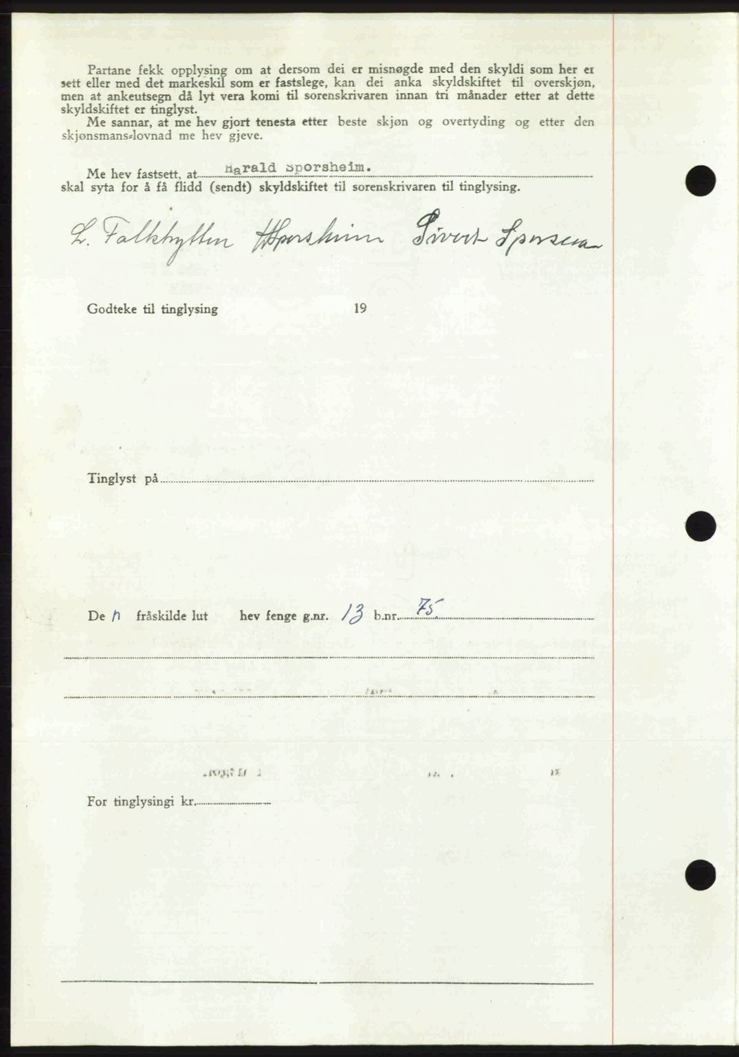 Romsdal sorenskriveri, AV/SAT-A-4149/1/2/2C: Mortgage book no. A28, 1948-1949, Diary no: : 3347/1948