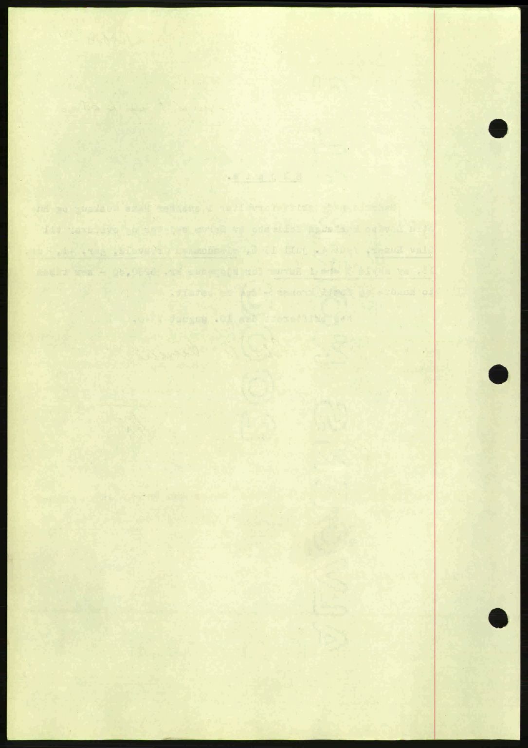 Nes tingrett, SAO/A-10548/G/Gb/Gbb/L0010: Mortgage book no. 54, 1939-1940, Diary no: : 1080/1940