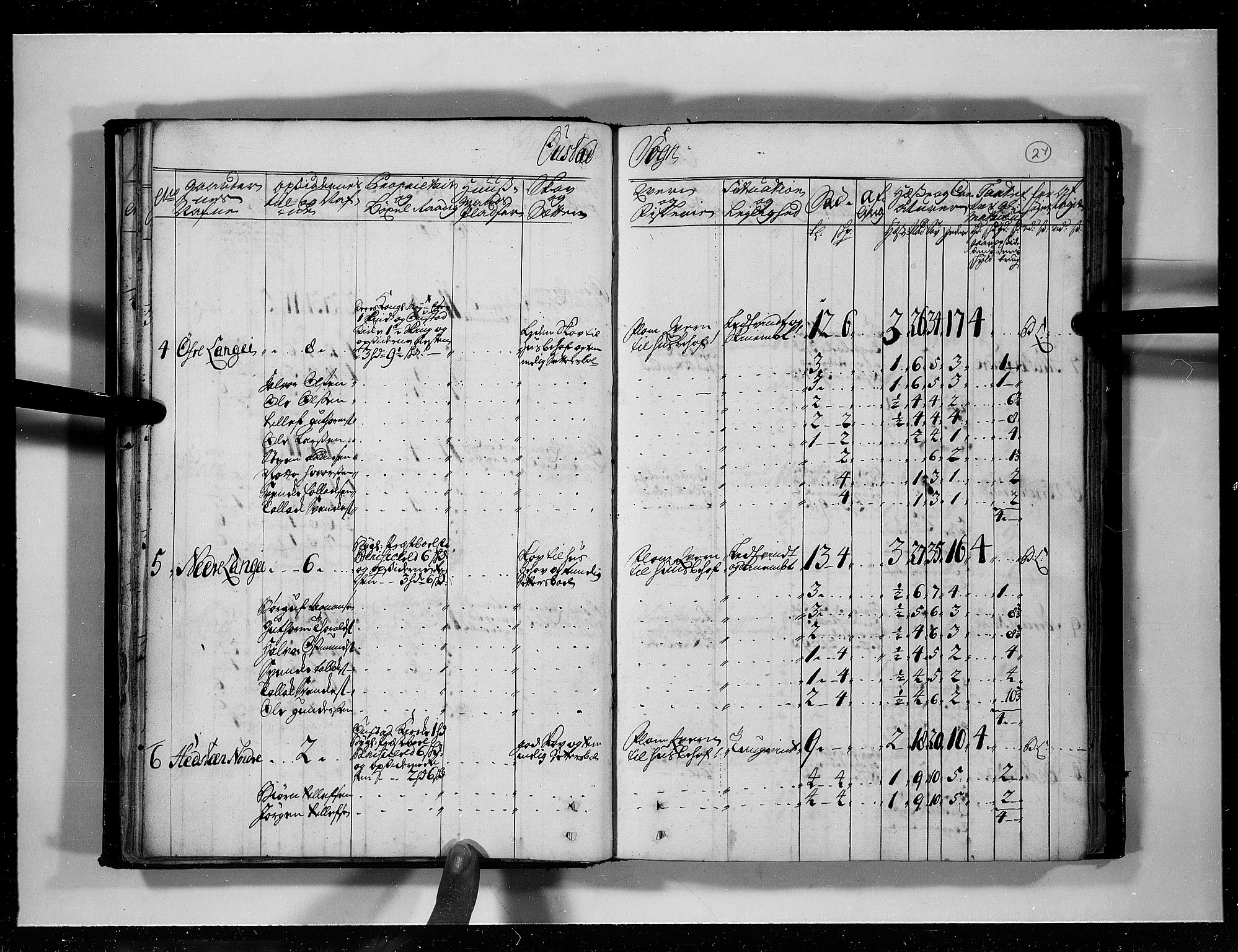 Rentekammeret inntil 1814, Realistisk ordnet avdeling, RA/EA-4070/N/Nb/Nbf/L0125: Råbyggelag eksaminasjonsprotokoll, 1723, p. 23b-24a