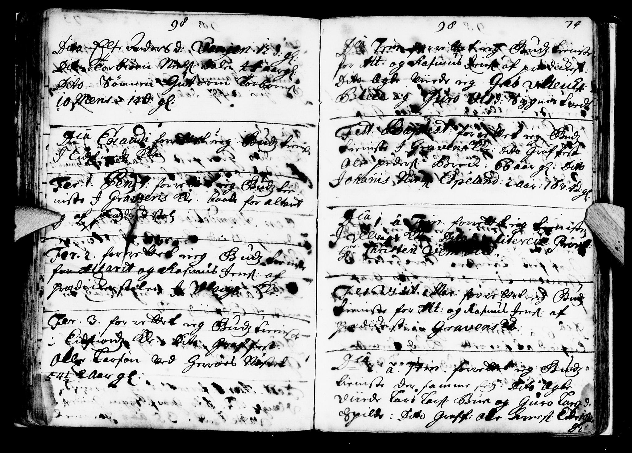 Ulvik sokneprestembete, SAB/A-78801/H/Haa: Parish register (official) no. A 2, 1689-1706, p. 74