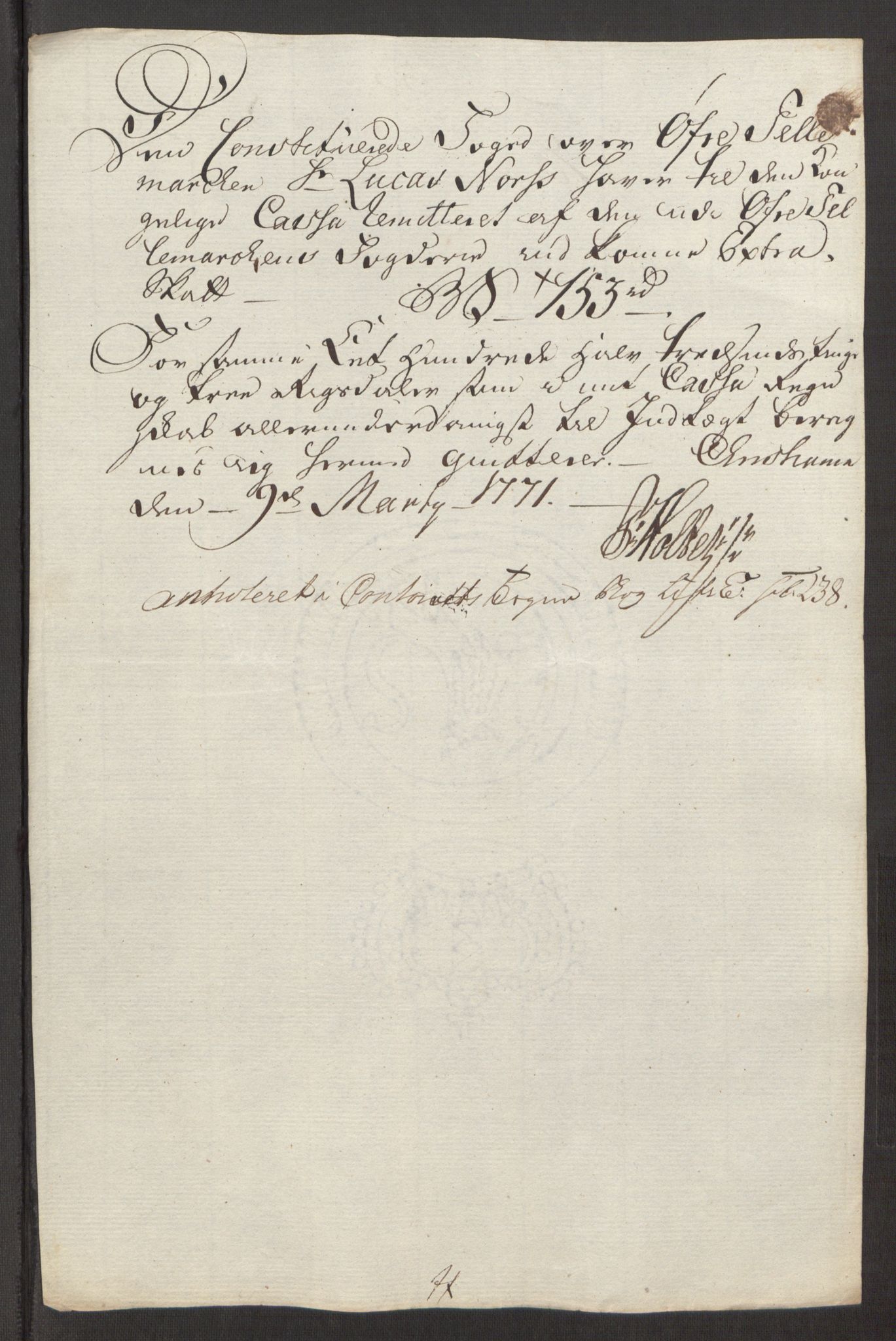 Rentekammeret inntil 1814, Reviderte regnskaper, Fogderegnskap, RA/EA-4092/R38/L2293: Ekstraskatten Øvre Telemark, 1762-1770, p. 508